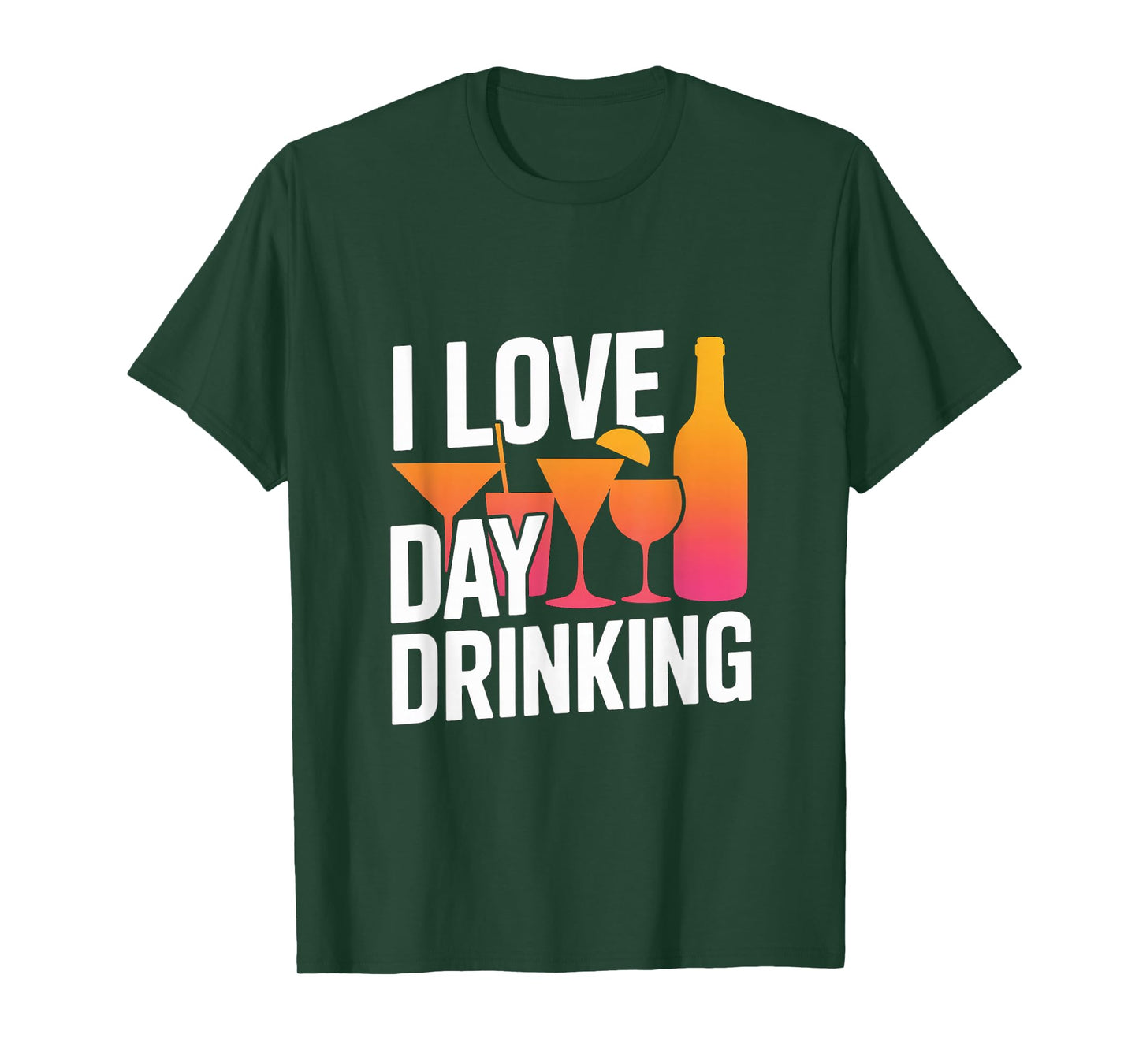 I Love Day Drinking Funny Cocktail Vibes T-Shirt