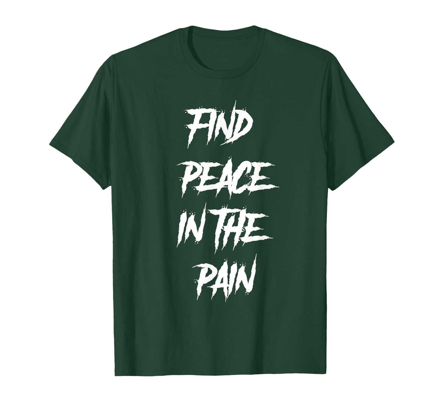 Find Peace In The Pain, winter, warm, - Mental health T-Shirt