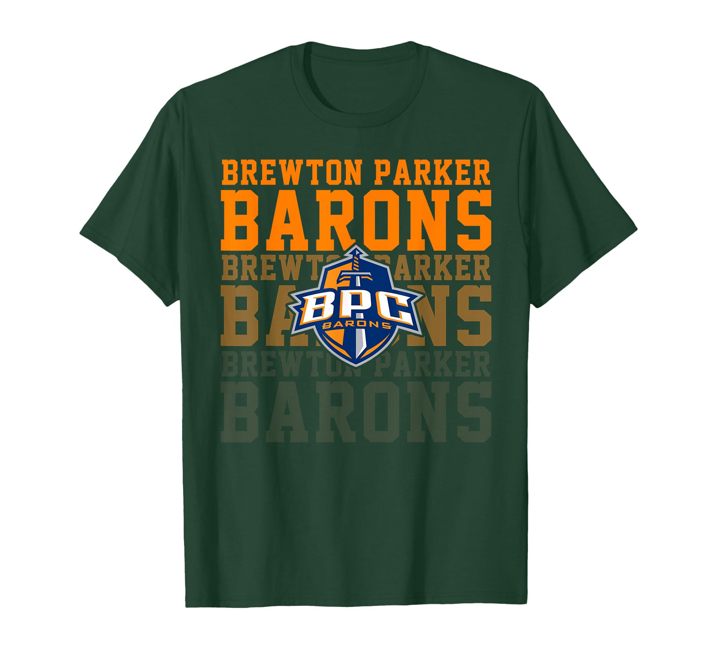 Brewton-Parker College Barons Retro Vintage Sports Men Women T-Shirt