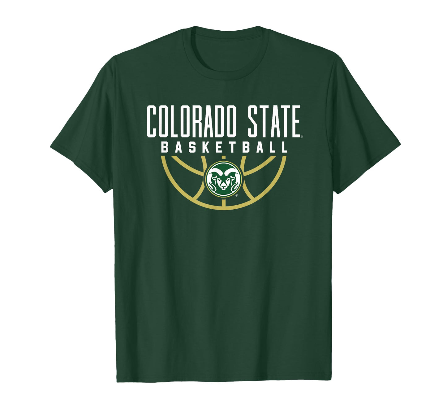 Colorado State University Rams Basketball Arch T-Shirt