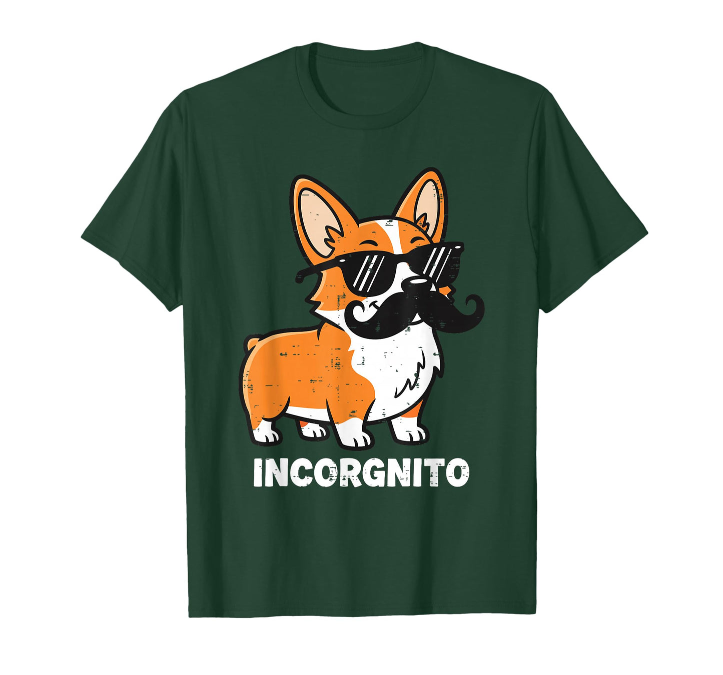 Incorgnito Funny Corgi in Disguise Dog Humor Men Women Kids T-Shirt