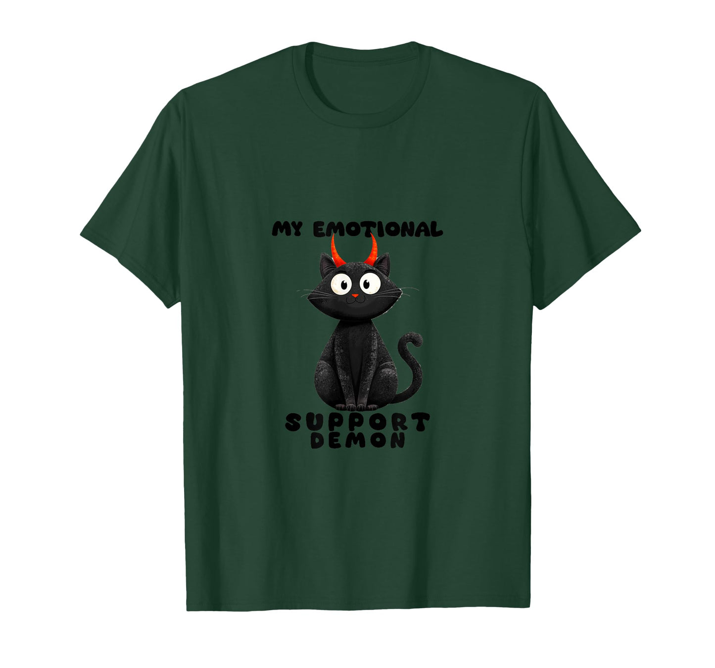 Emotional Support Demon – Cat Edition T-Shirt