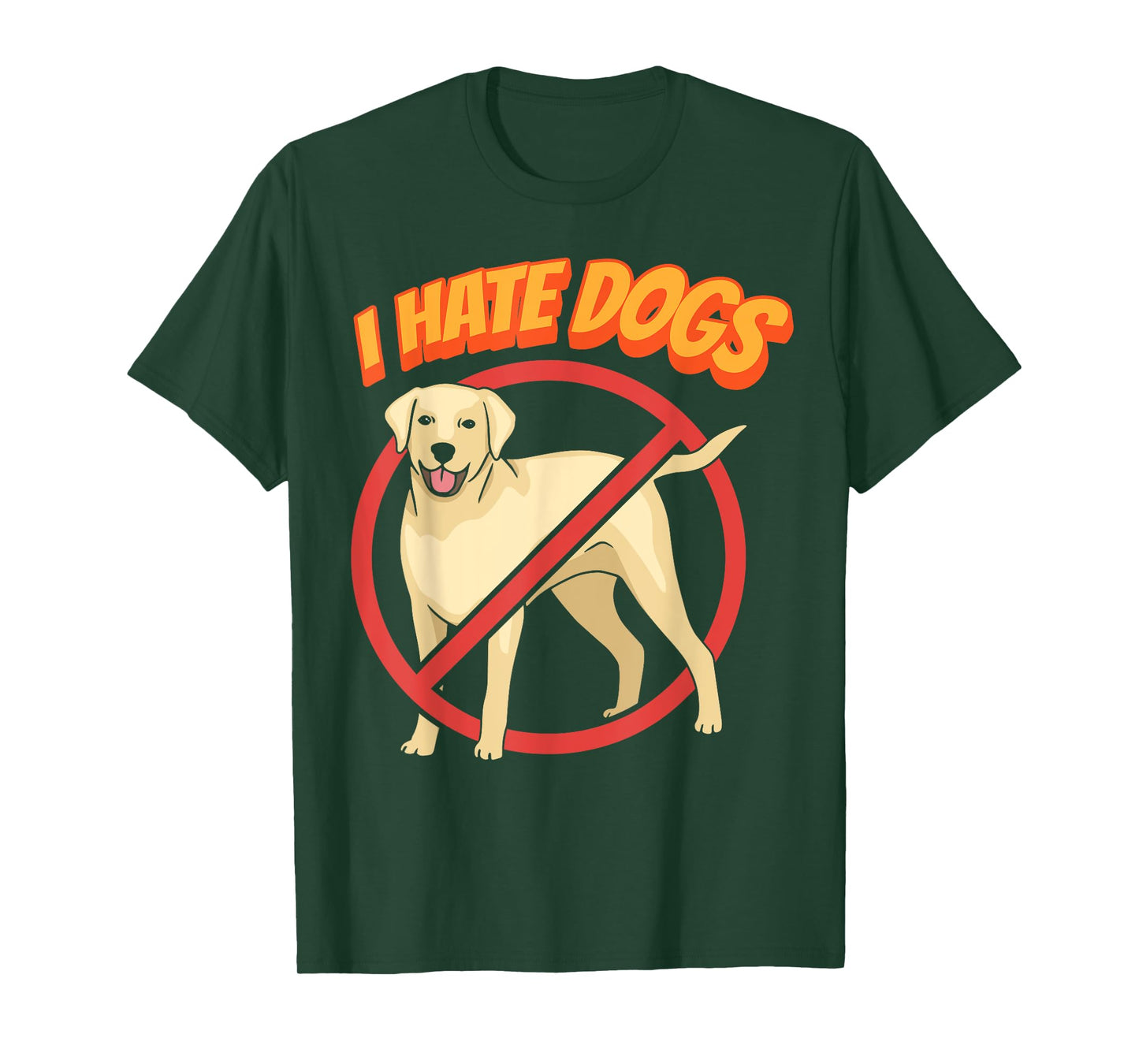 I Hate Dogs Cats Cat Pet Animal Lover T-Shirt for Men Women Kids