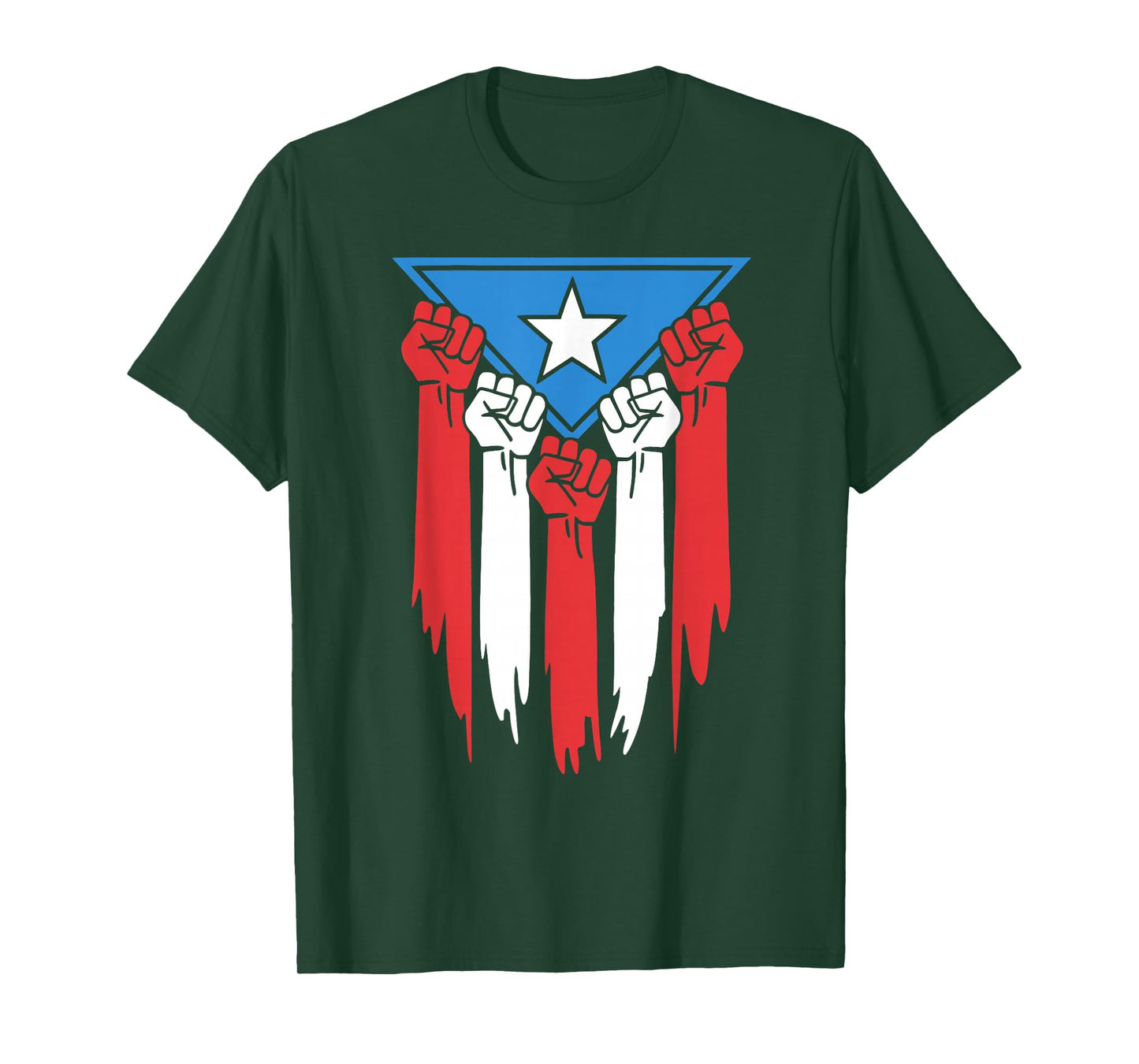 Boricua Puerto Rico PR Flag Puerto Rican Fist Hand Heritage T-Shirt