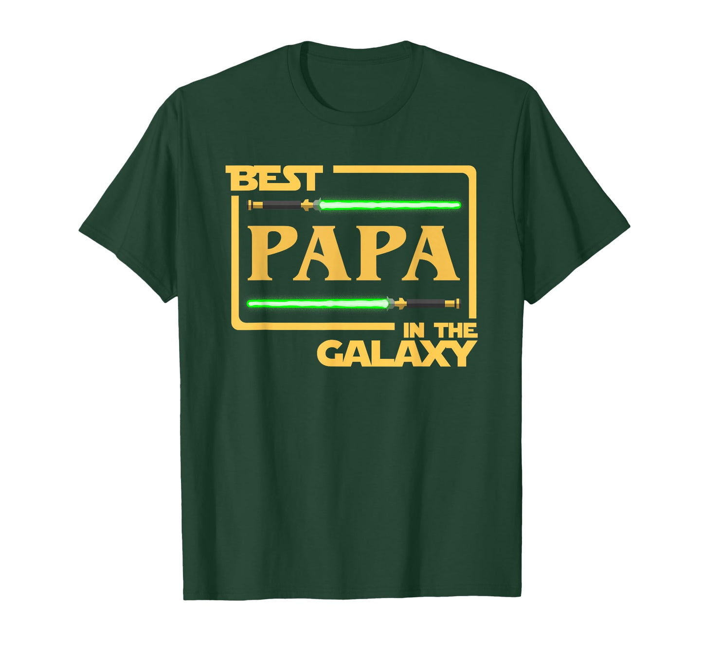 Best Papa In The Galaxy T-Shirt Fathers Day Funny Gift T-Shirt
