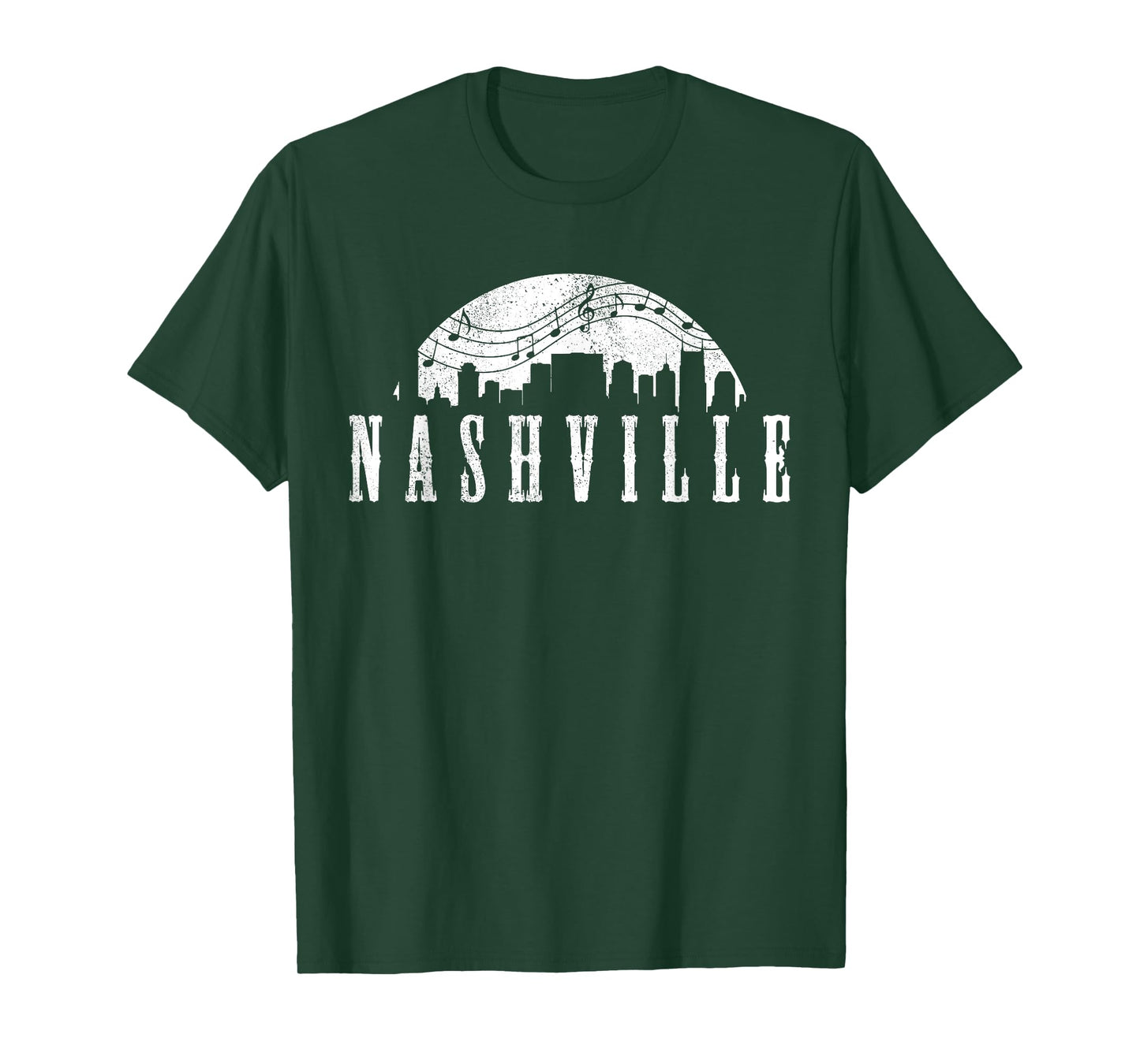 Nashville T-Shirt Skyline Country Music City Shirt Gift T-Shirt