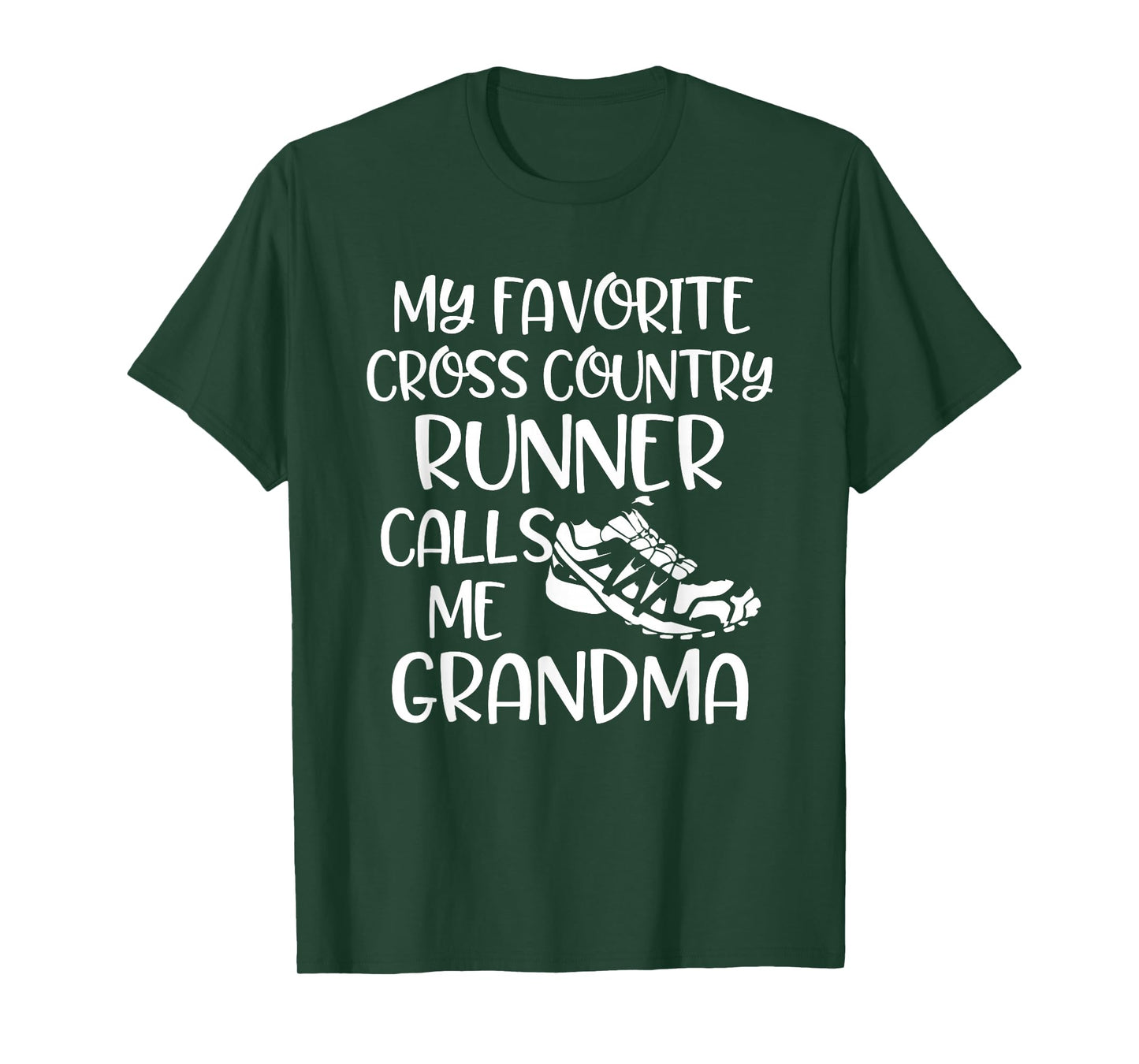 CC My Favorite Cross Country Runner Calls Me Grandma Shoe T-Shirt