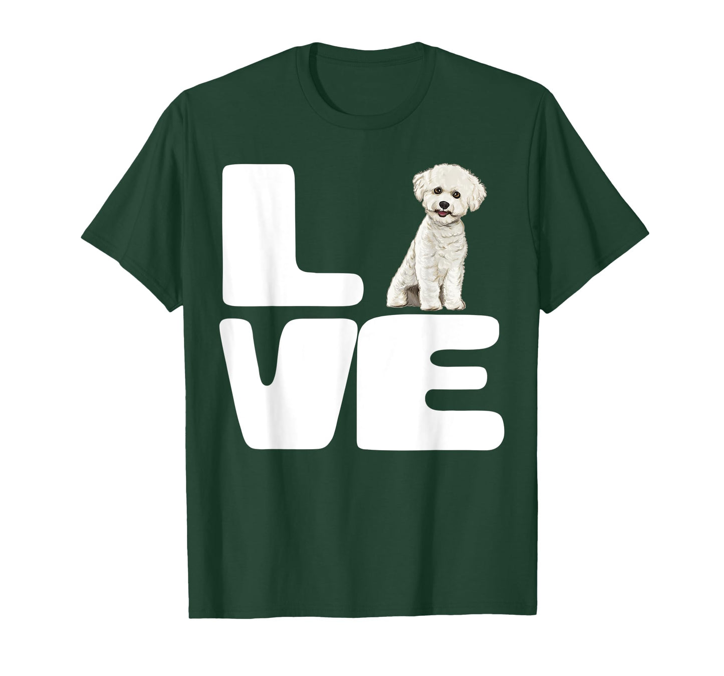 Love My Bichons Frise Dog Lover Gift T-Shirt for Men Women