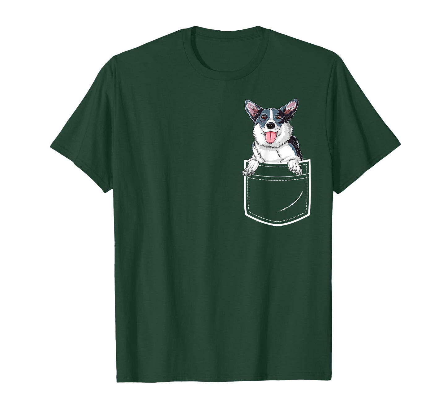 Corgi In Your Front Pocket Funny Dog Lover Men Women Gifts T-Shirt