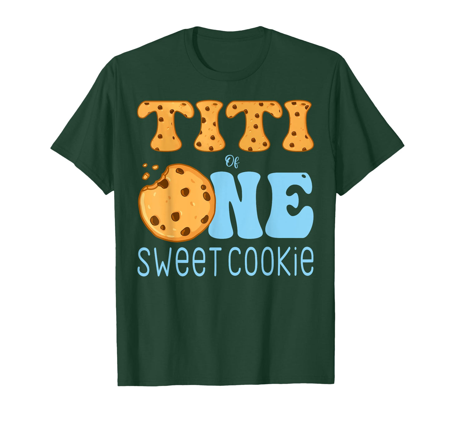 Titi Of One Sweet Cookies And Milk Birthday Party T-Shirt