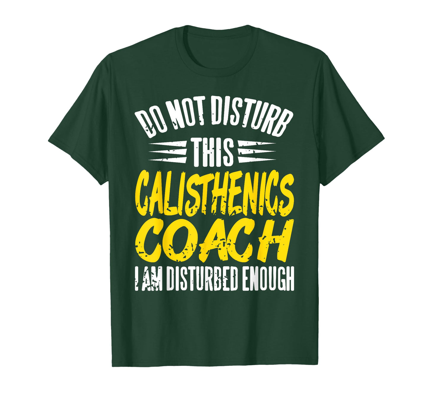 Disturbed Calisthenics Coach Funny Street Workout T-Shirt
