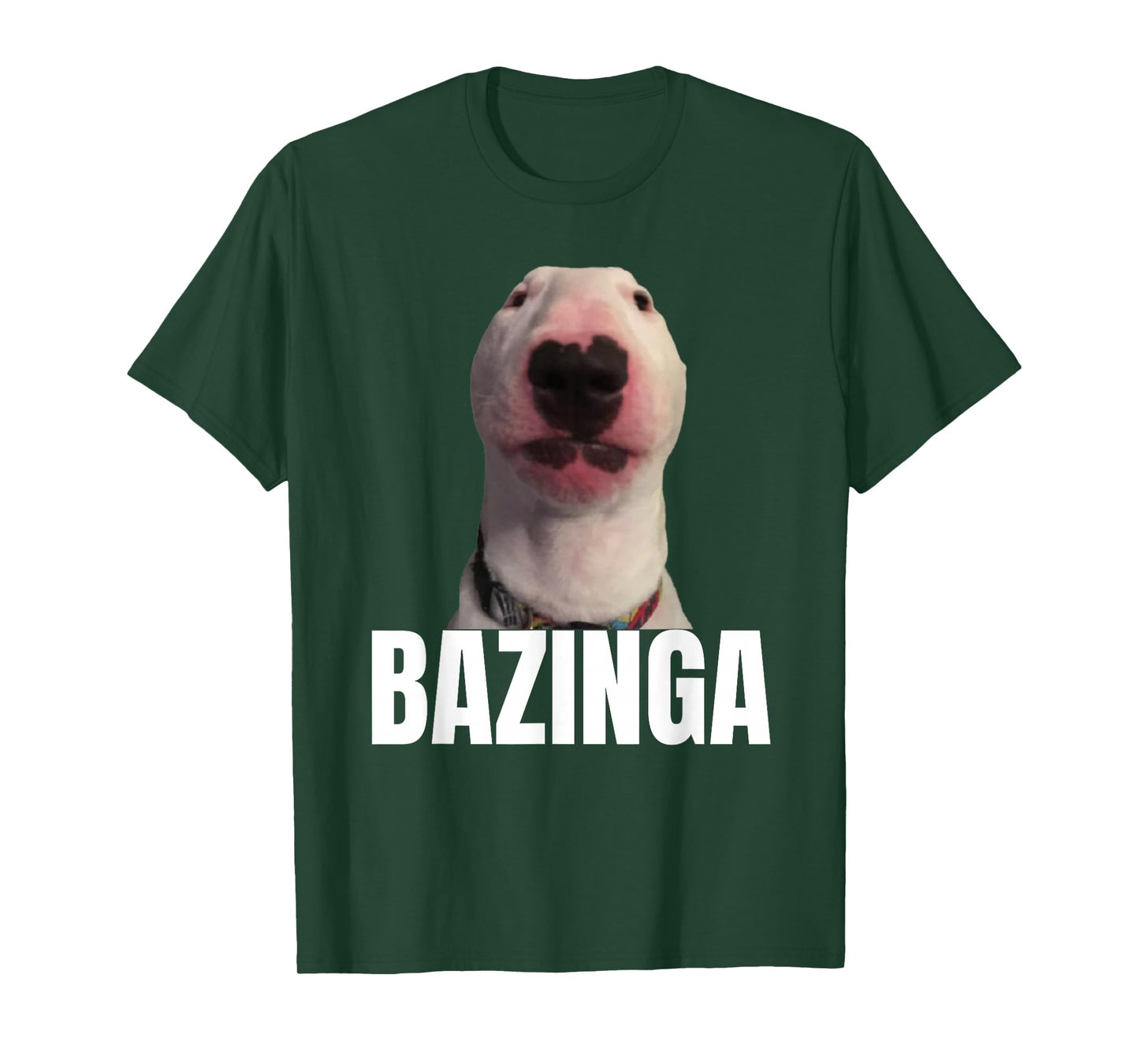 Bazinga Funny Cringe Meme Dog GenZ Trendy Teenager Slang T-Shirt