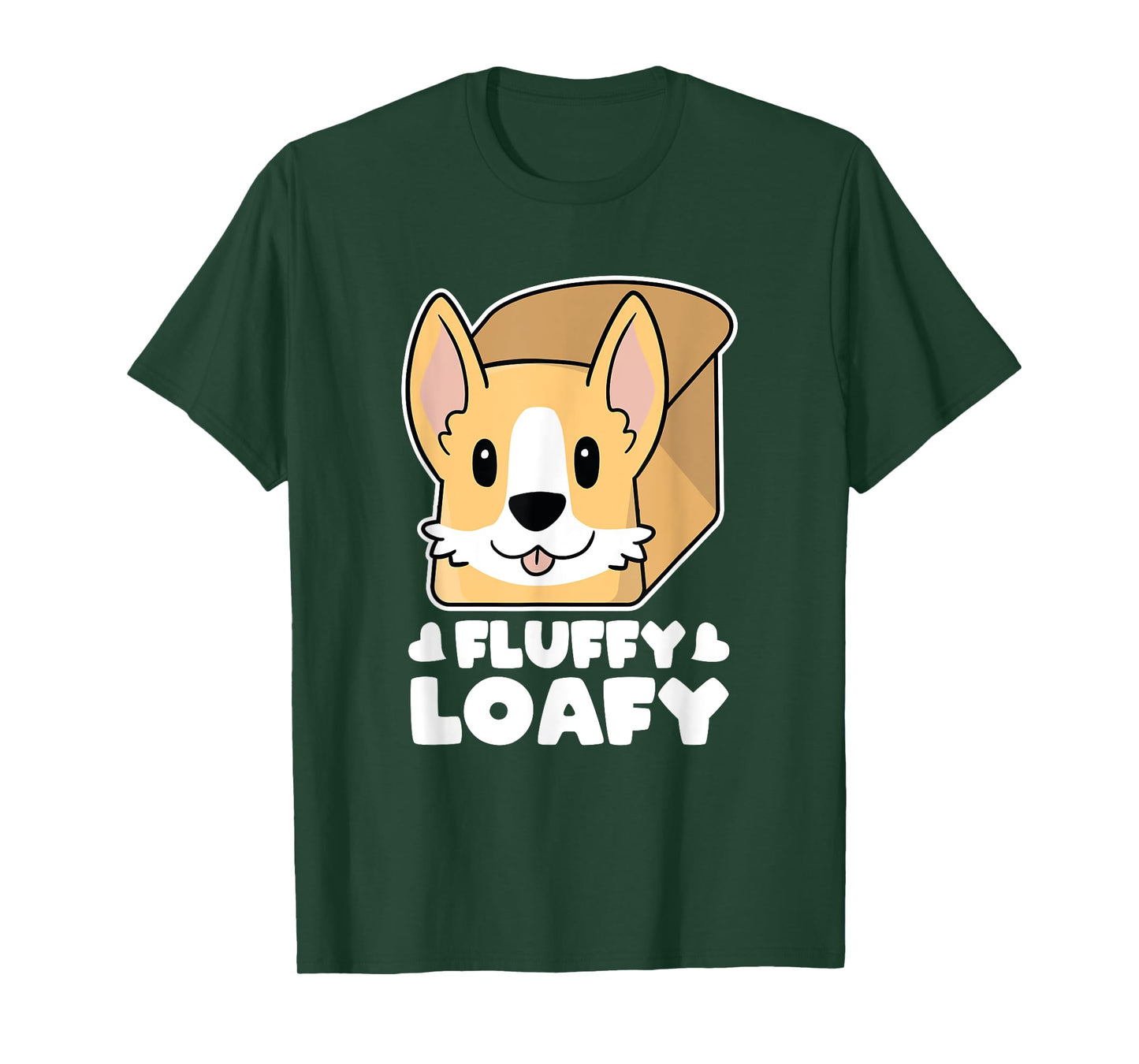 Pembroke Welsh Corgi Butt Bread Fluffy Loafy Kawaii Corgi T-Shirt