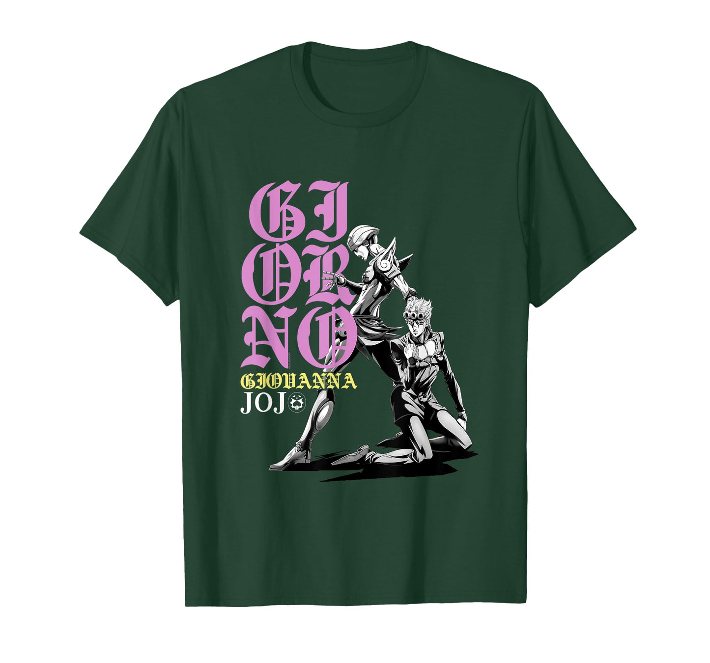 JoJo's Bizarre Adventure Giorno & Golden Wind Pose Anime T-Shirt