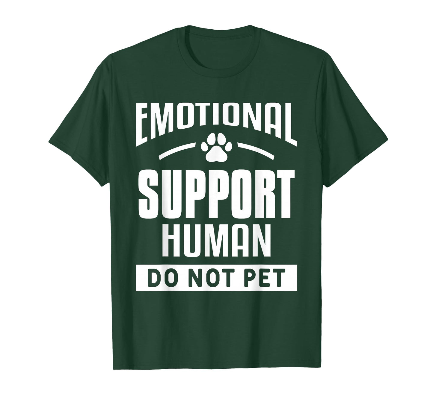 Emotional Support Human Do Not Pet Trained Dogs Service Dog T-Shirt