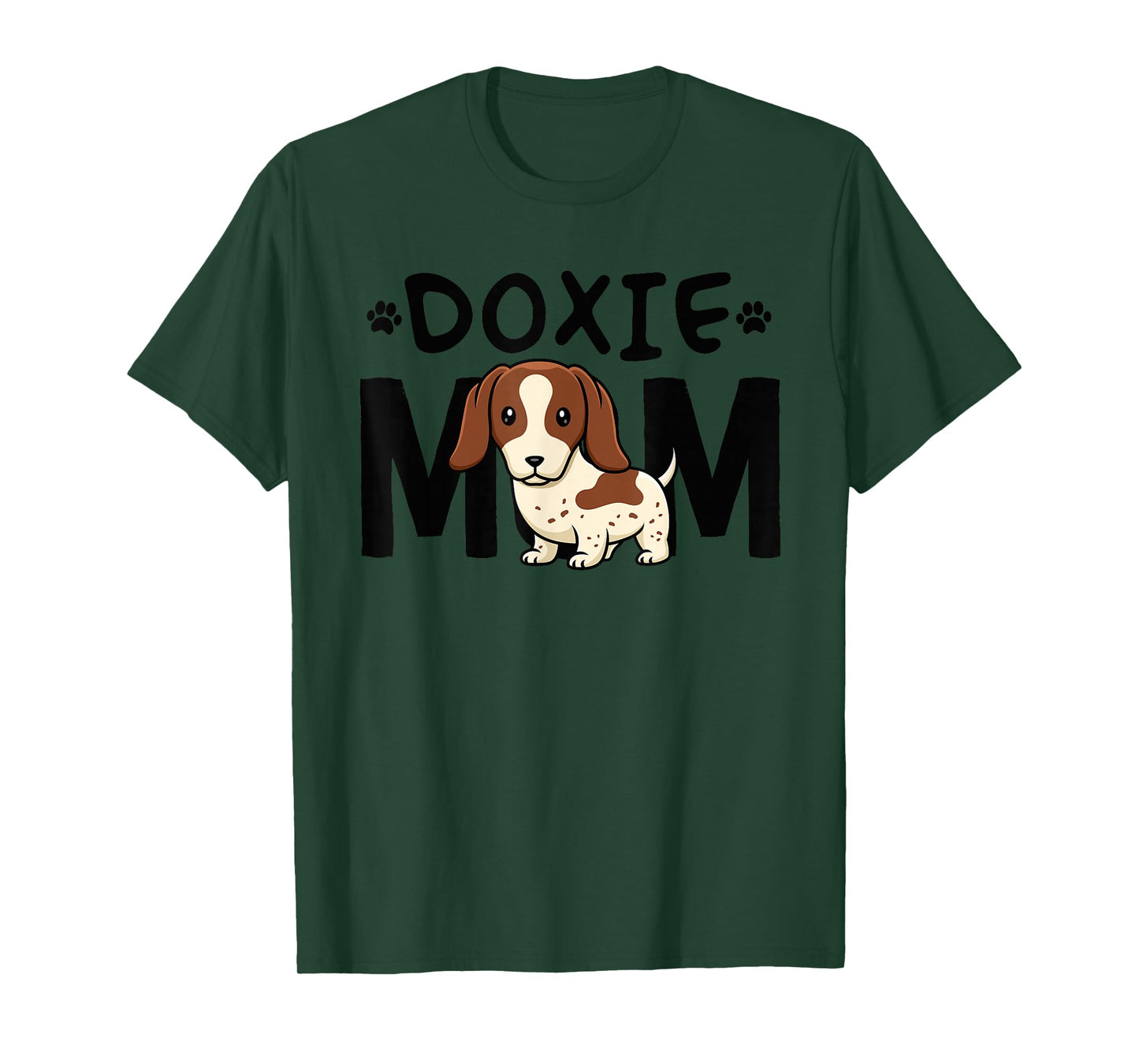 Piebald Dachshund Mom Shirt Doxie Mama Dog Lover T-Shirt