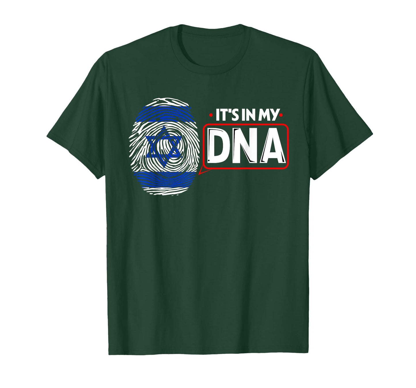 Its In My DNA National Flag Israeli Patriotic Israel T-Shirt for Women Men