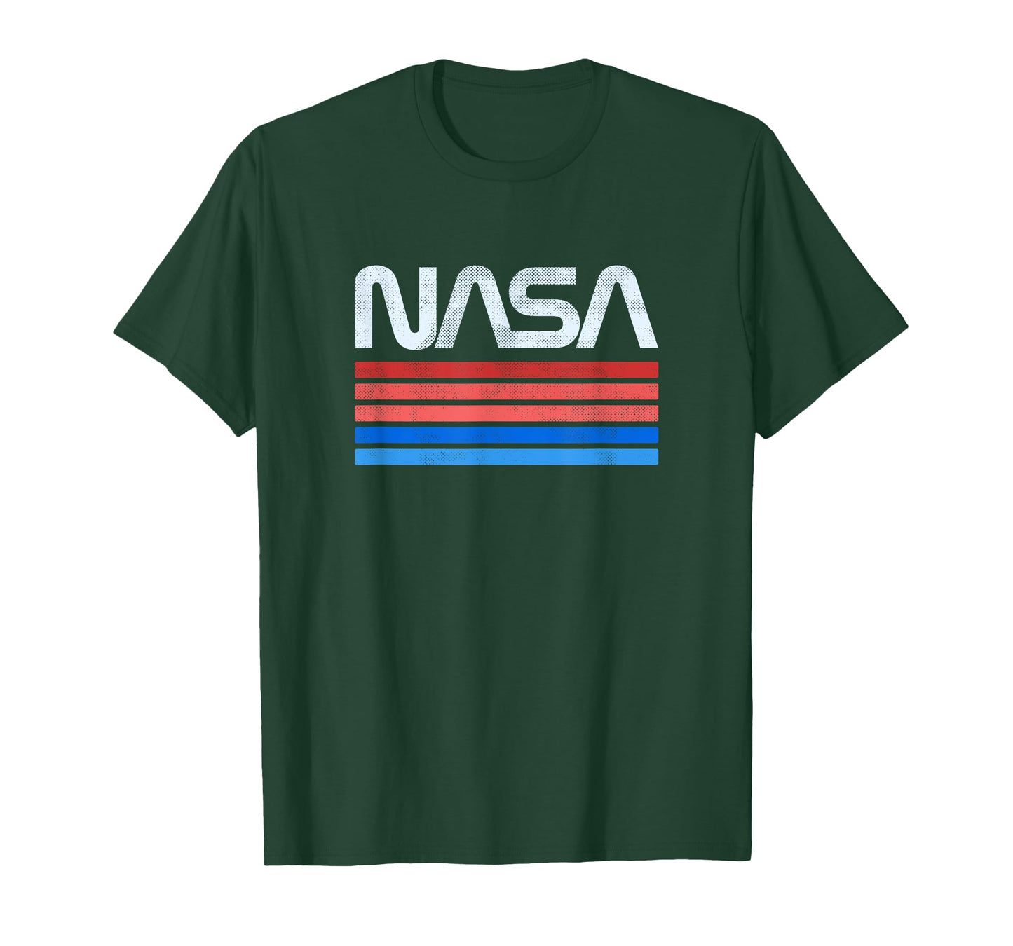 60s 70s Vintage Retro NASA Worm Logo Vintage NASA gift idea T-Shirt, Small, Black
