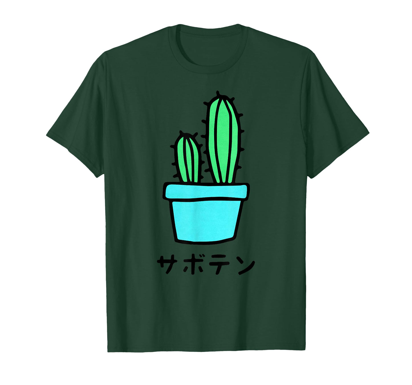 Japanese Art Shirt Harajuku Cactus Vaporwave Aesthetic T-Shirt
