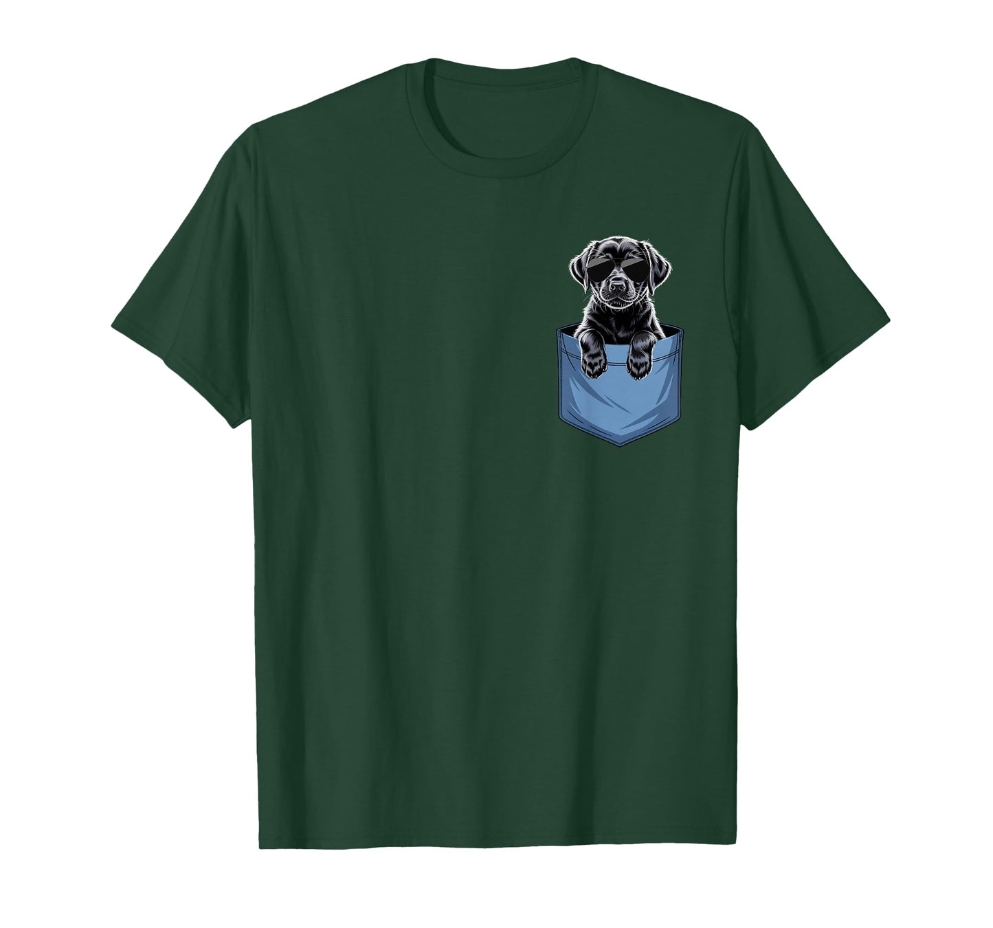 Cute Pocket Labrador Retriever Lover Black Lab Mom T-Shirt