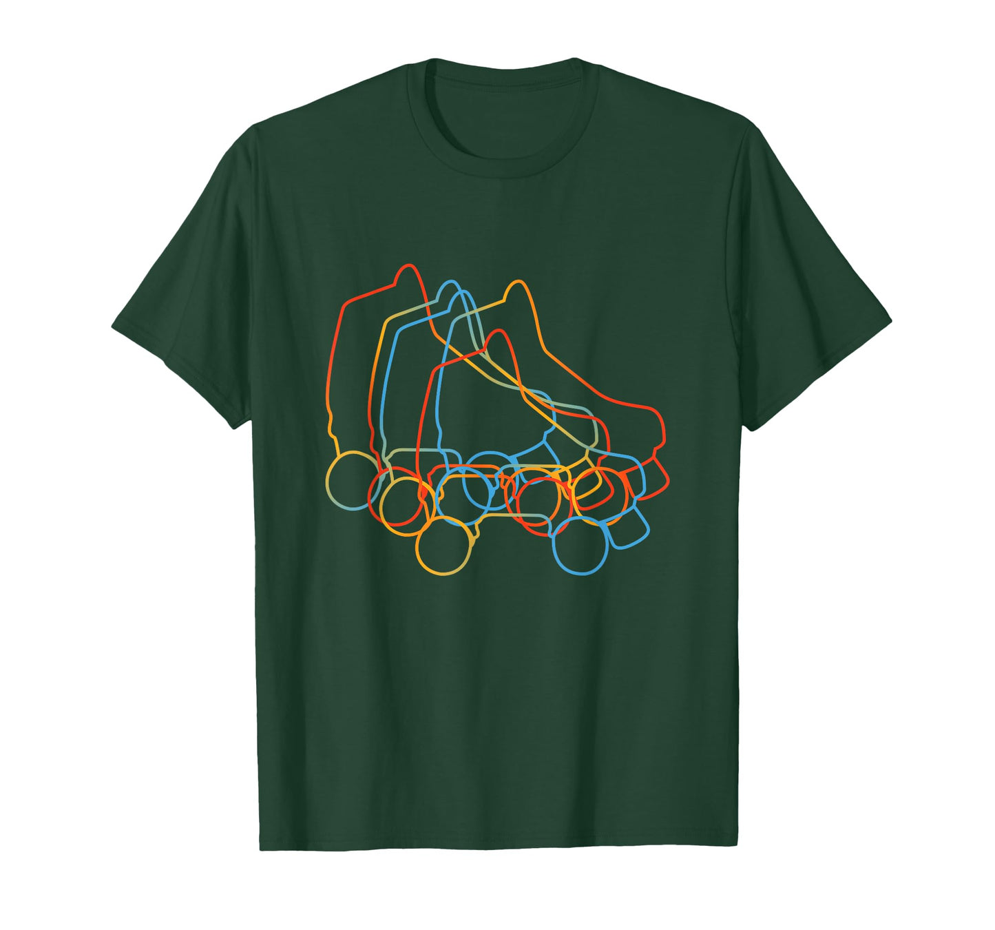 Retro Roller Skates Roller Skating T-Shirt