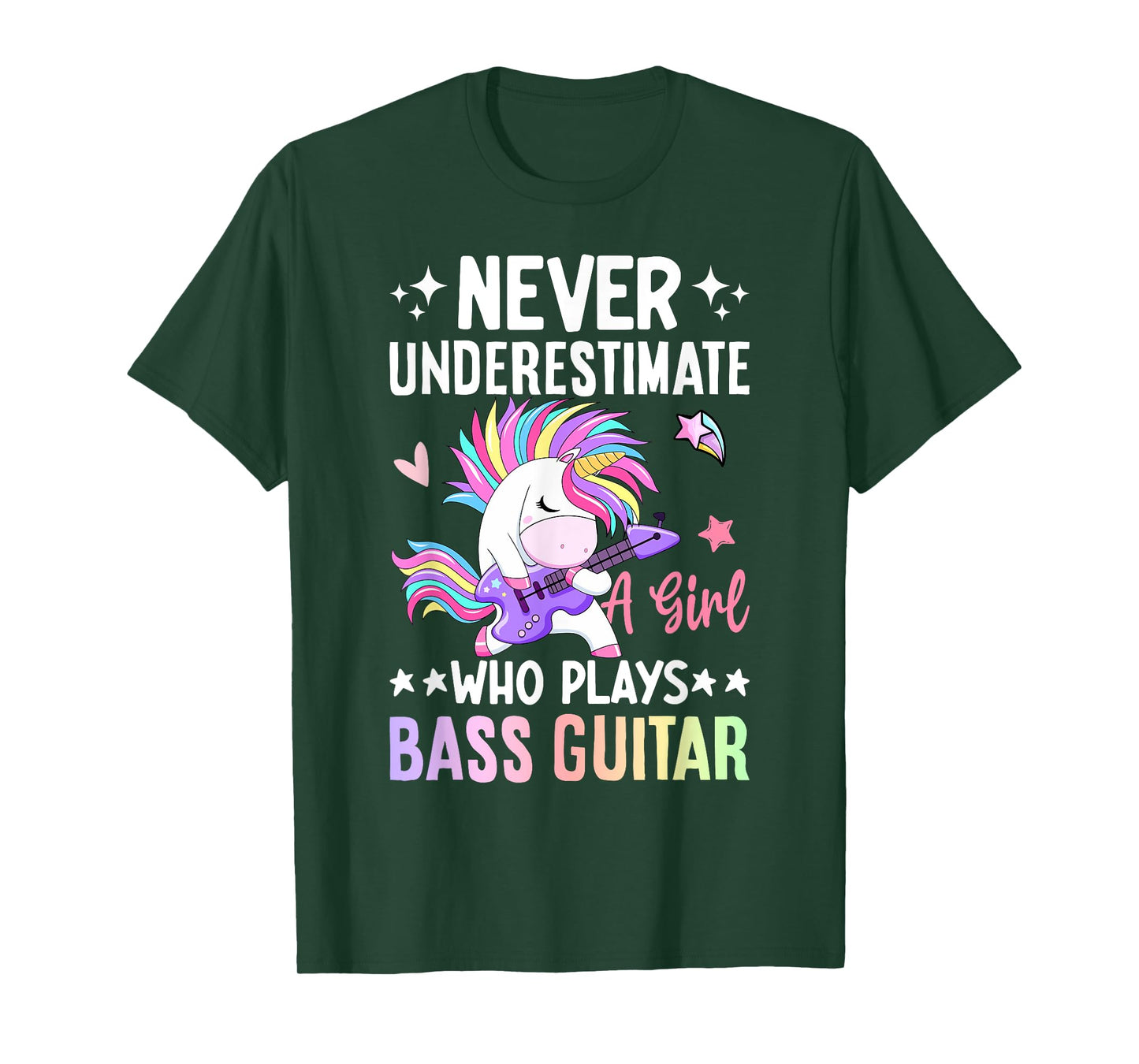 A Girl Who Plays Bass Guitar Bass Player Bassist T-Shirt