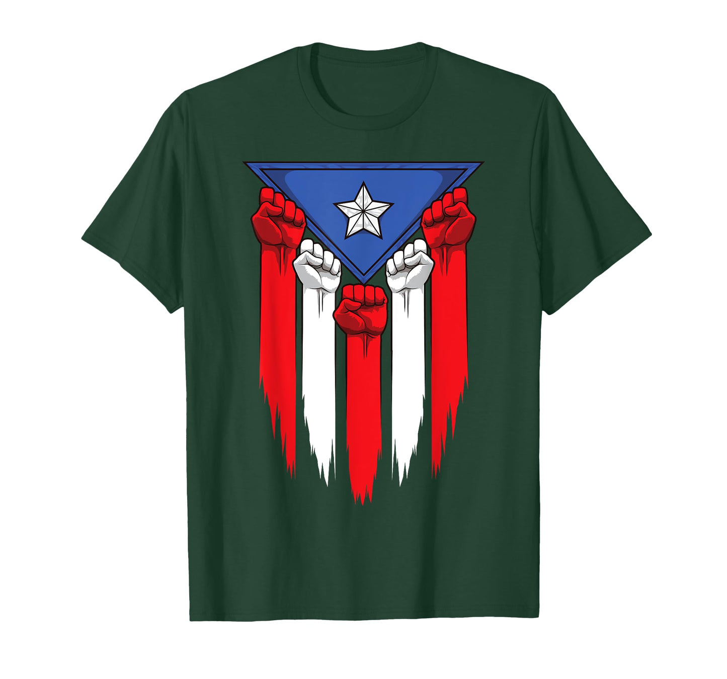 Boricua Fists - Puerto Rico Flag - Proud Puerto Rican T-Shirt
