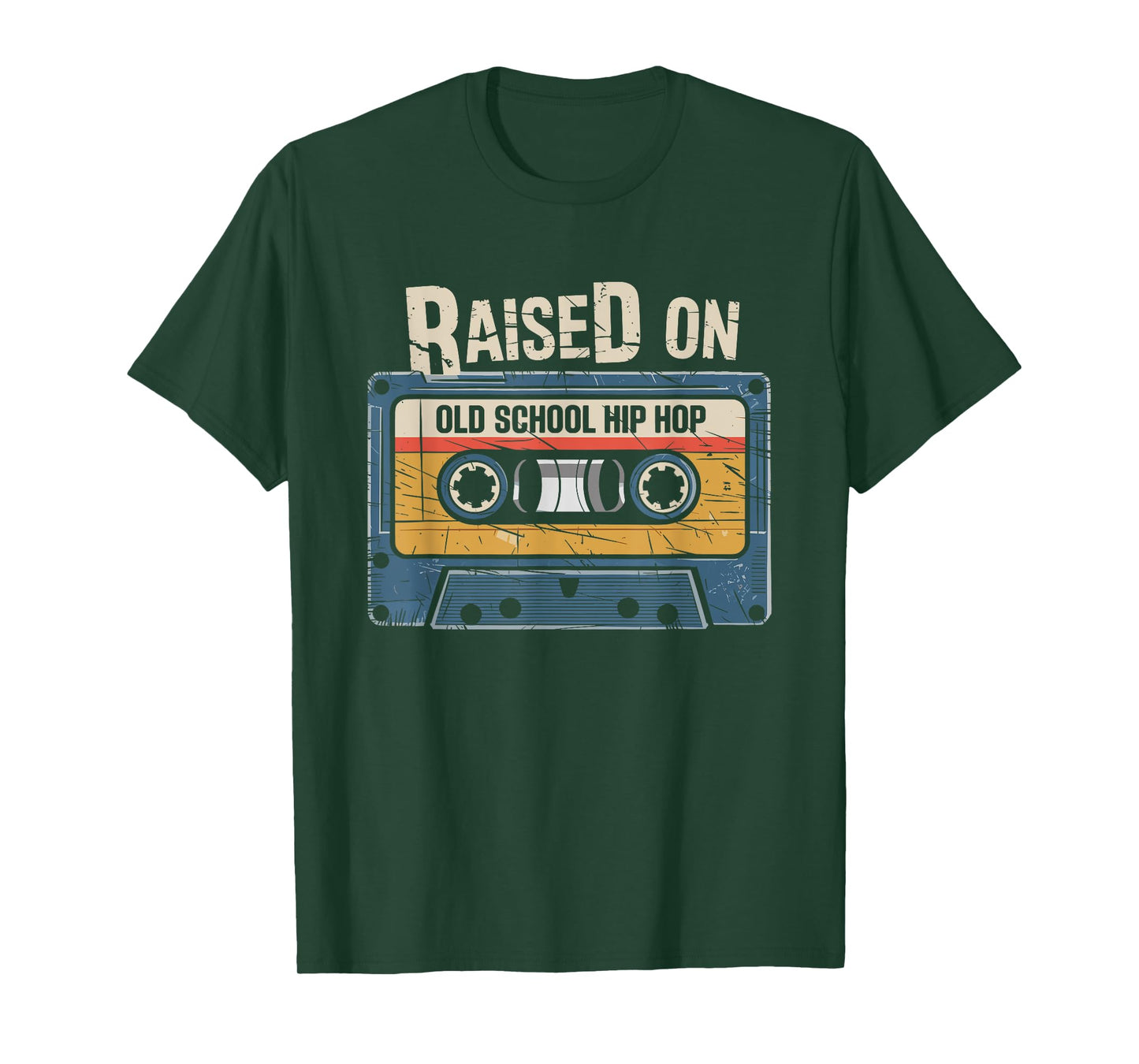 Raised On Old School Hip Hop Cassette T-Shirt