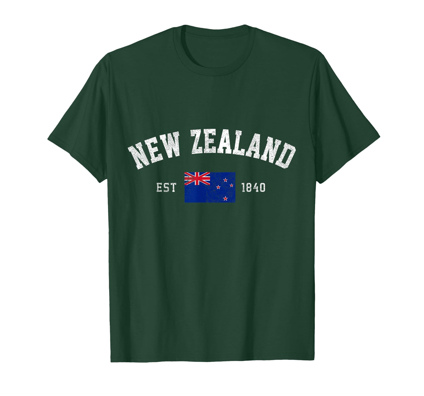 New Zealand Est. 1840 Kiwi Flag Independence Day T-Shirt