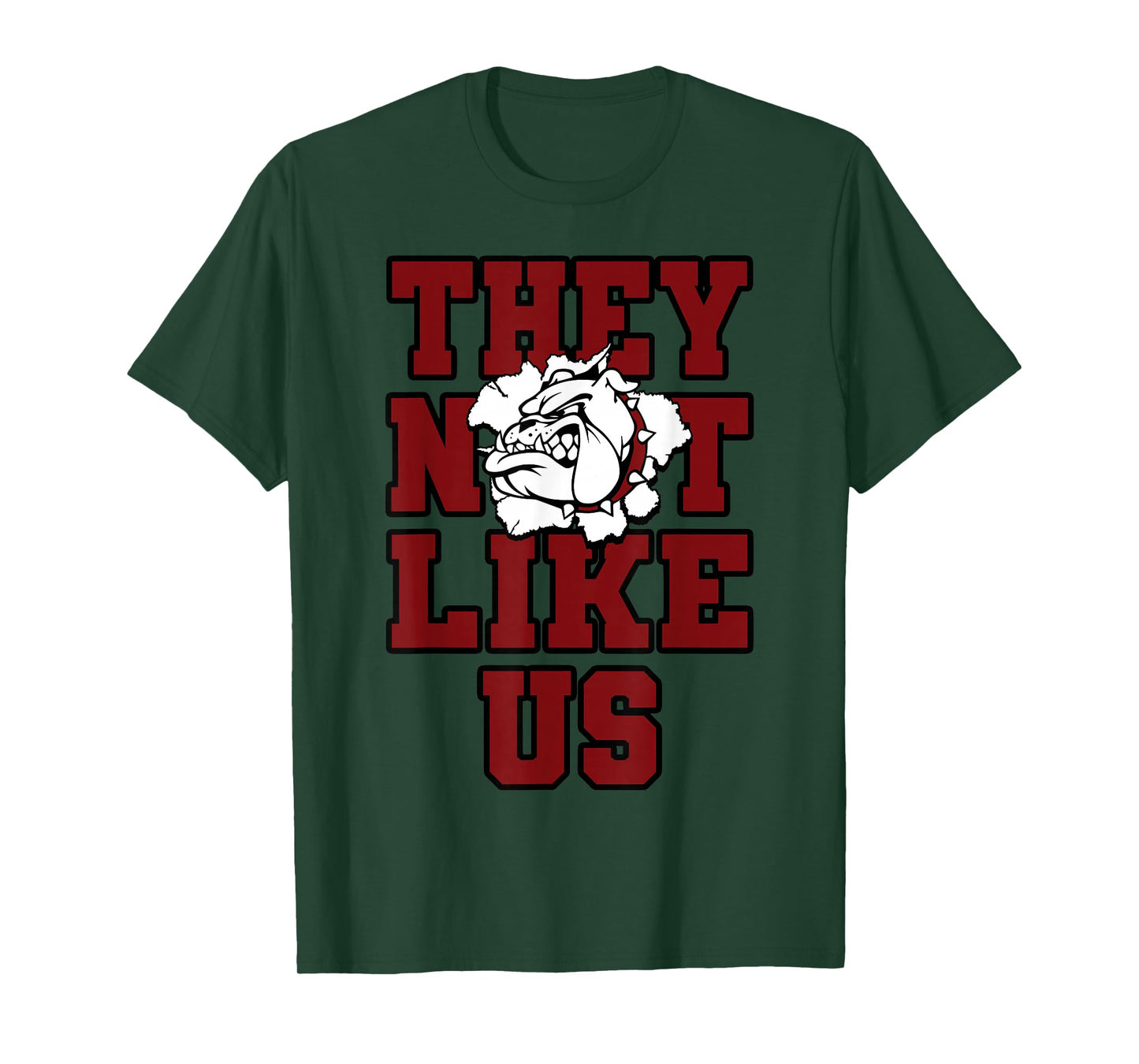 Not Like Bulldog Back to School Spirit M T-Shirt