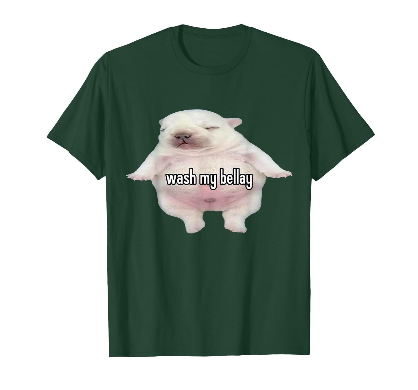 Pibble Meme Wash My Belly Funny T-Shirt