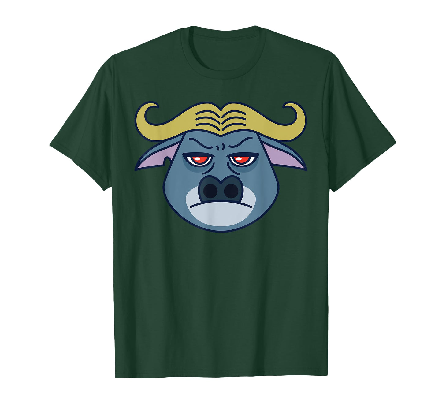Disney Zootopia Chief Bogo Cute Kawaii Big Face Costume T-Shirt
