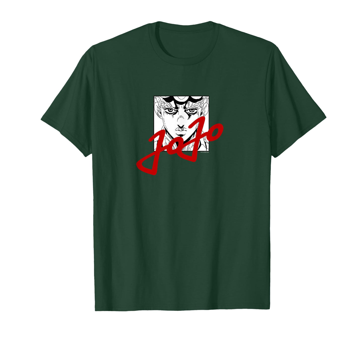 JoJo's Bizarre Adventure Giorno JoJo Script Anime T-Shirt