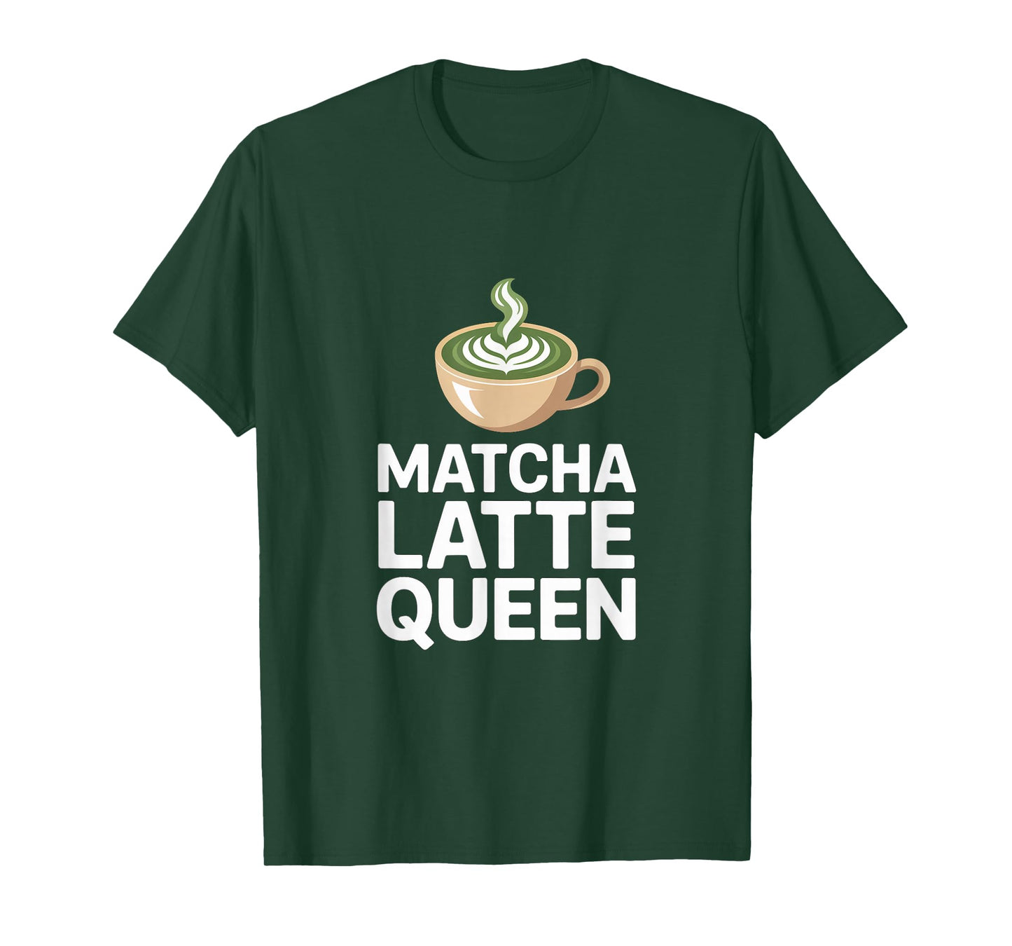 Matcha Latte Queen Coffee Aficionado T-Shirt