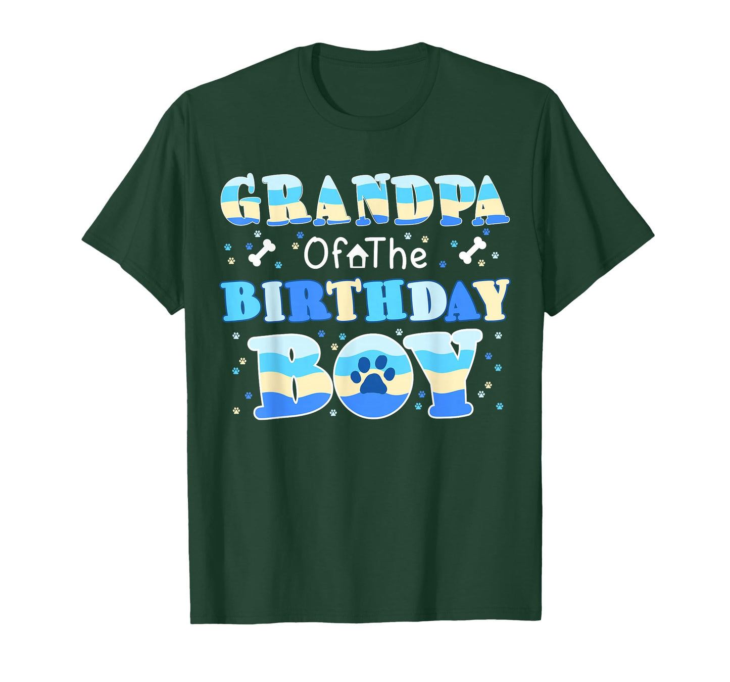Grandpa of The Birthday Boy Celebration Family Love T-Shirt