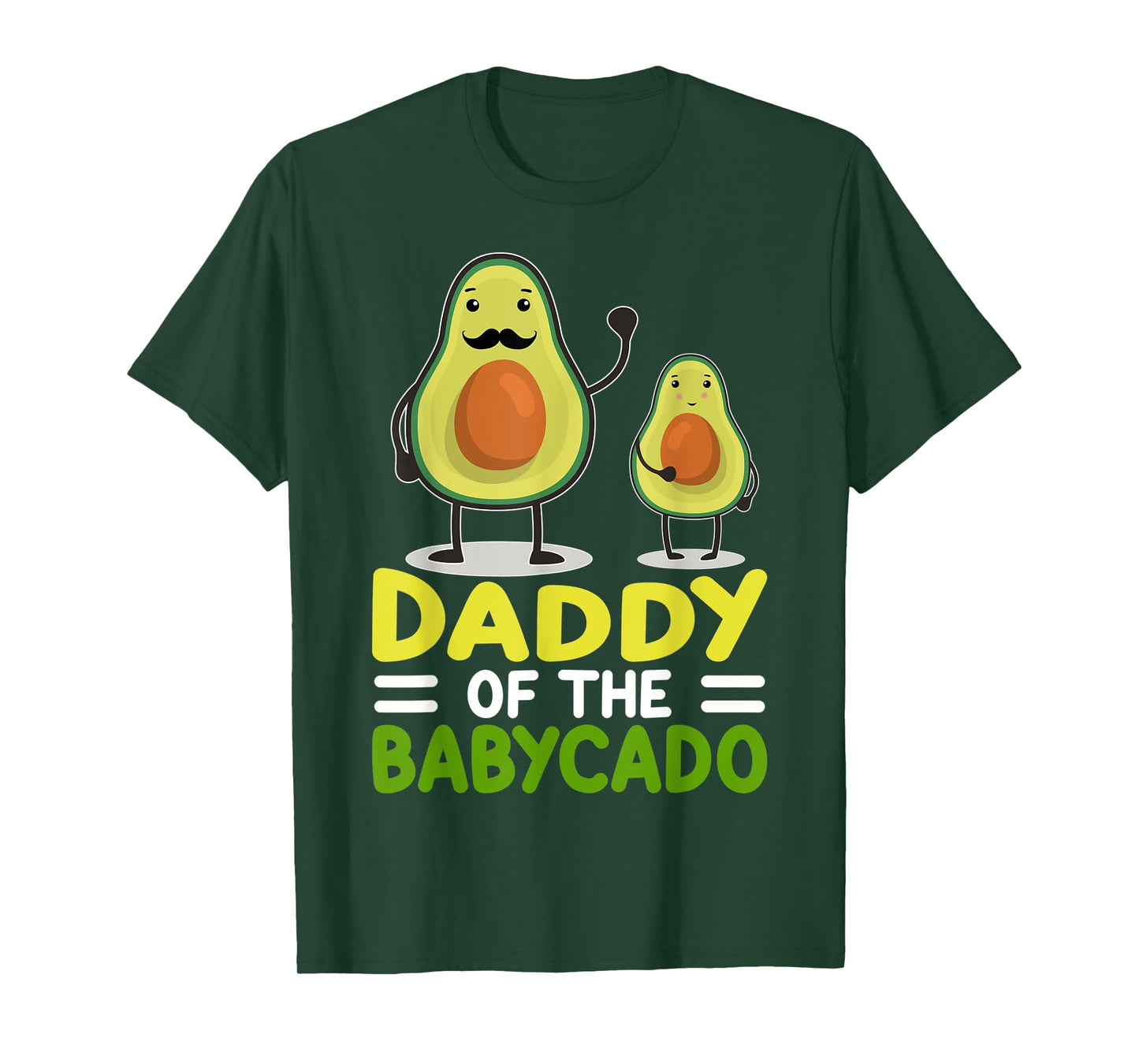 Mens Avocado Dad Funny Daddy Of The Babycado Father's Day T-Shirt