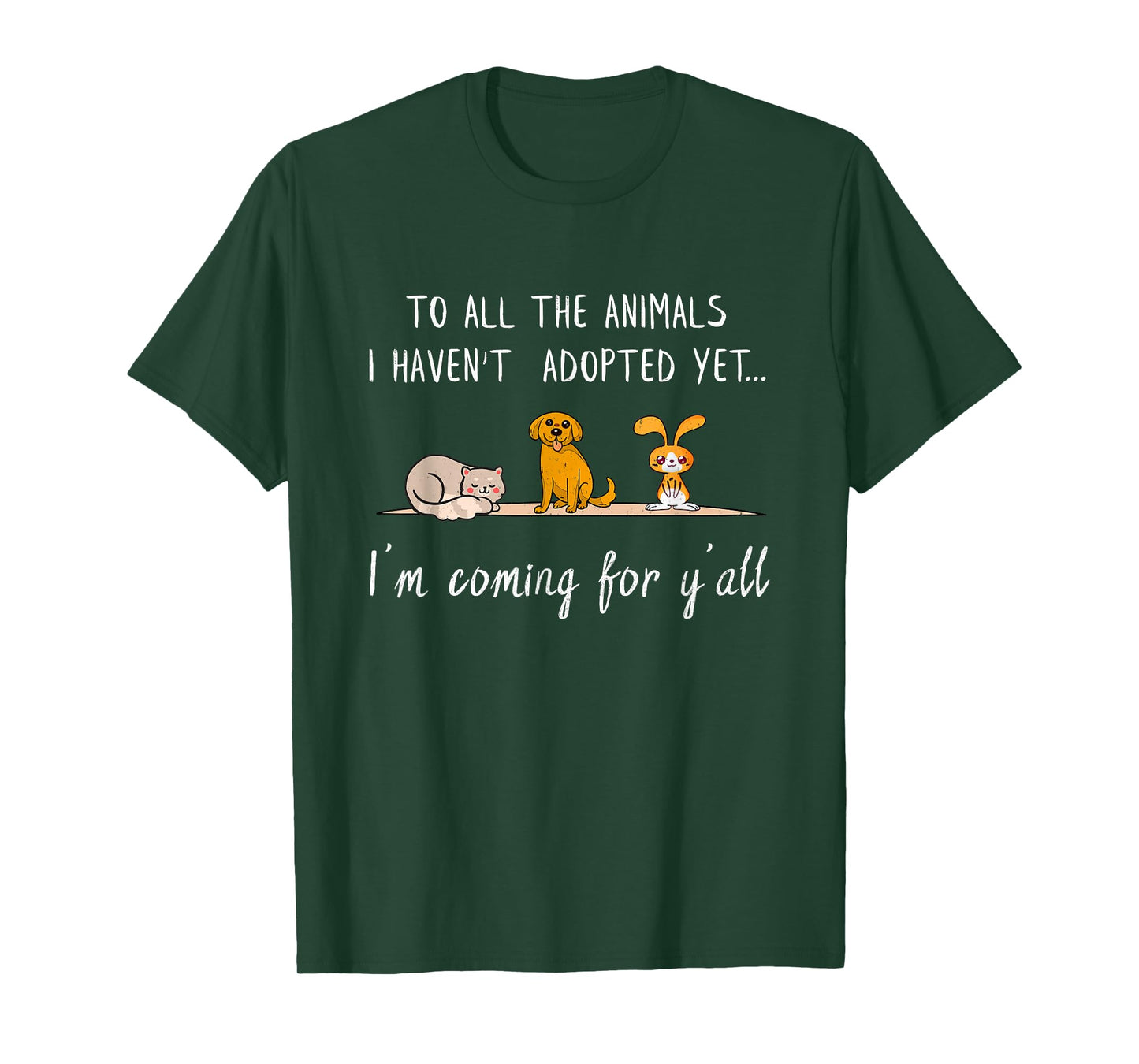 Animal Adoption - Sweet Animal Rescue Adopt T-Shirt
