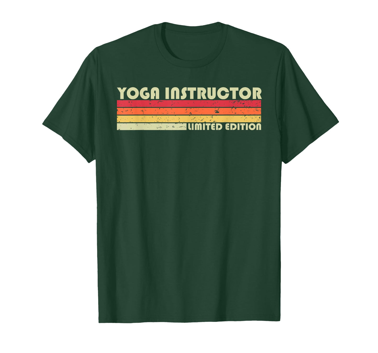 Personal Christmas Retro Vintage Graduation Gifts Yoga Instructor Funny Job Title Profession Birthday Worker T-Shirt