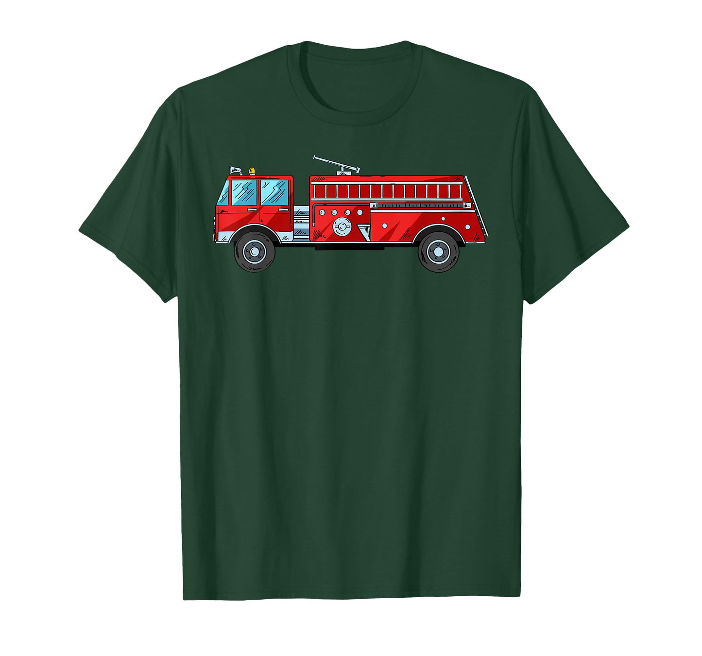 Firefighter Fire Truck Fireman Firefighting Rescue Volunteer T-Shirt