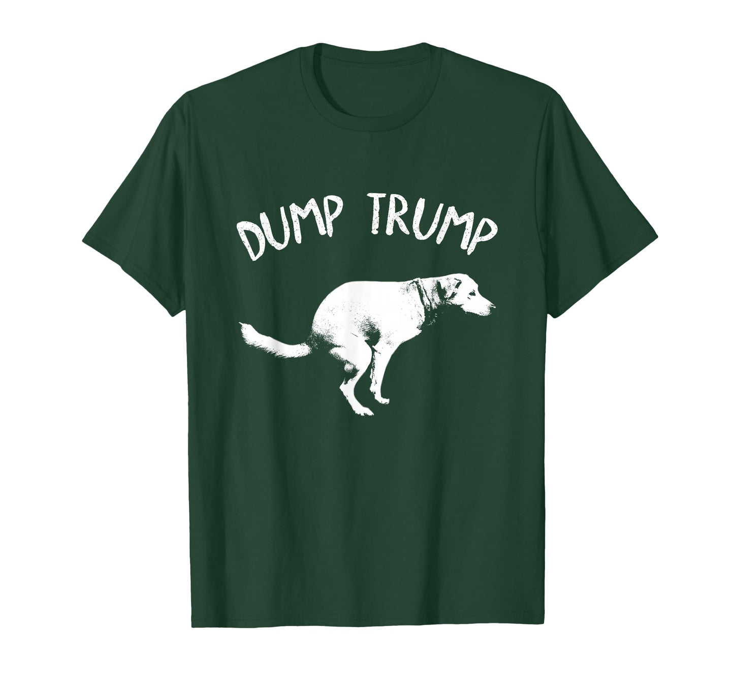 Dump Trump Tshirt Dog Pooping T-Shirt