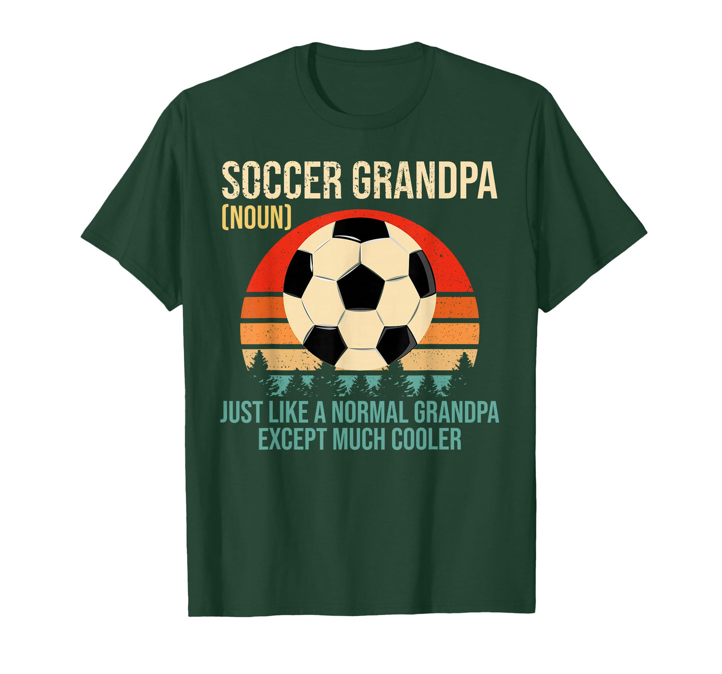 Retro Soccer Grandpa Definition Shirt Soccer Player Grandpa T-Shirt