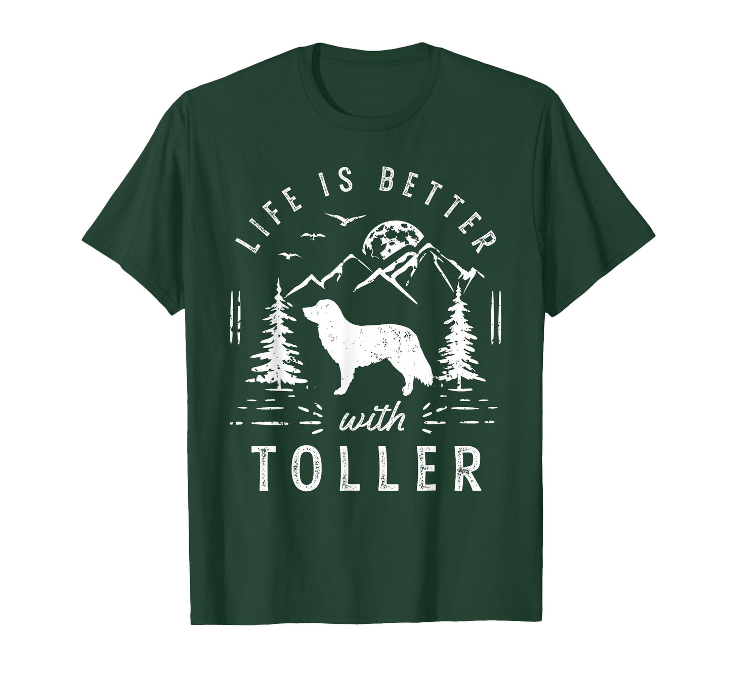 Nova Scotia Duck Tolling Retriever Toller Life Better Mom Da T-Shirt