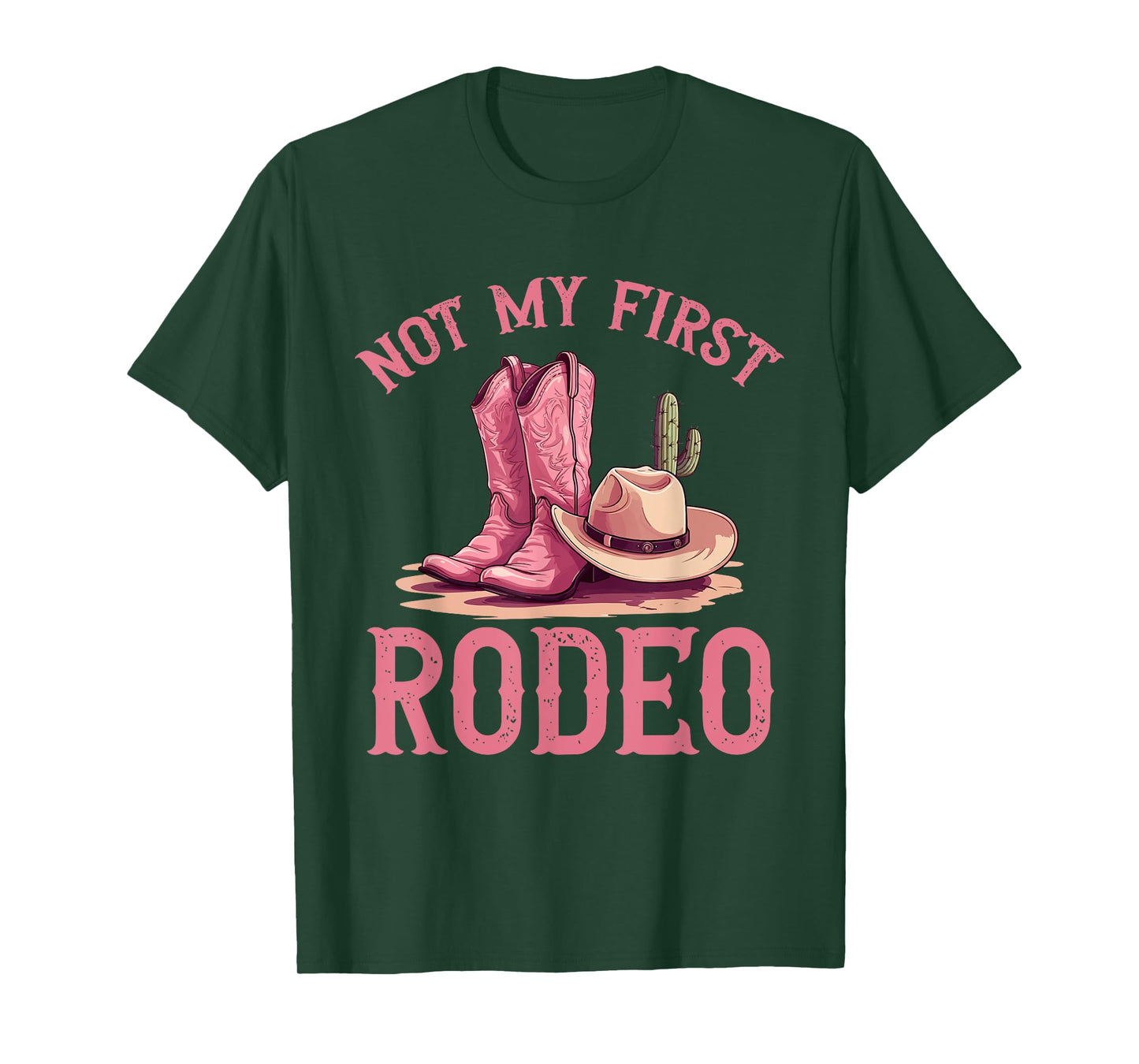 Rodeo Western Country Cowgirl hat - Not my first rodeo T-Shirt