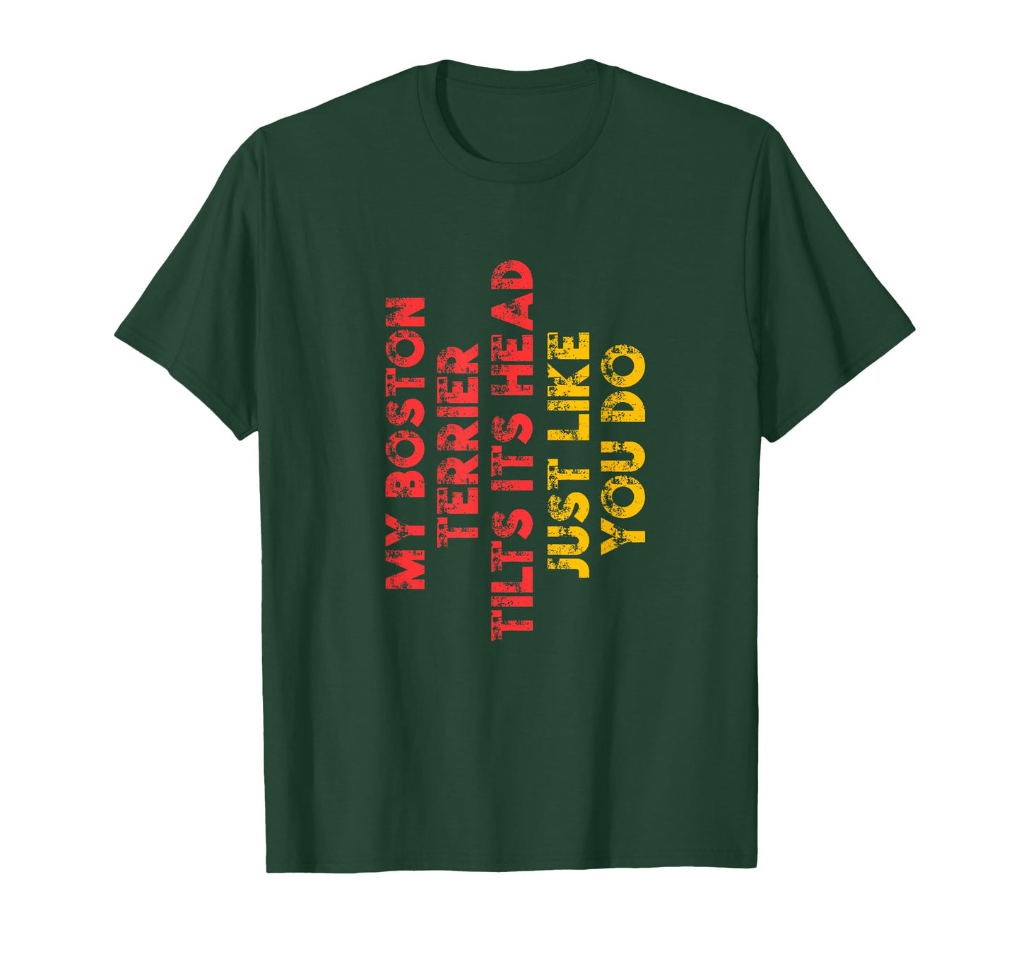 Boston Terrier Mom Dad Funny Dog Lover Owner Gift Women Men T-Shirt
