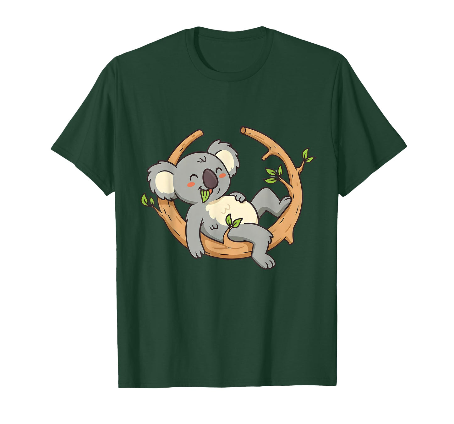 Cute Relaxing Koala on a Branch for Animal Lovers Australia T-Shirt