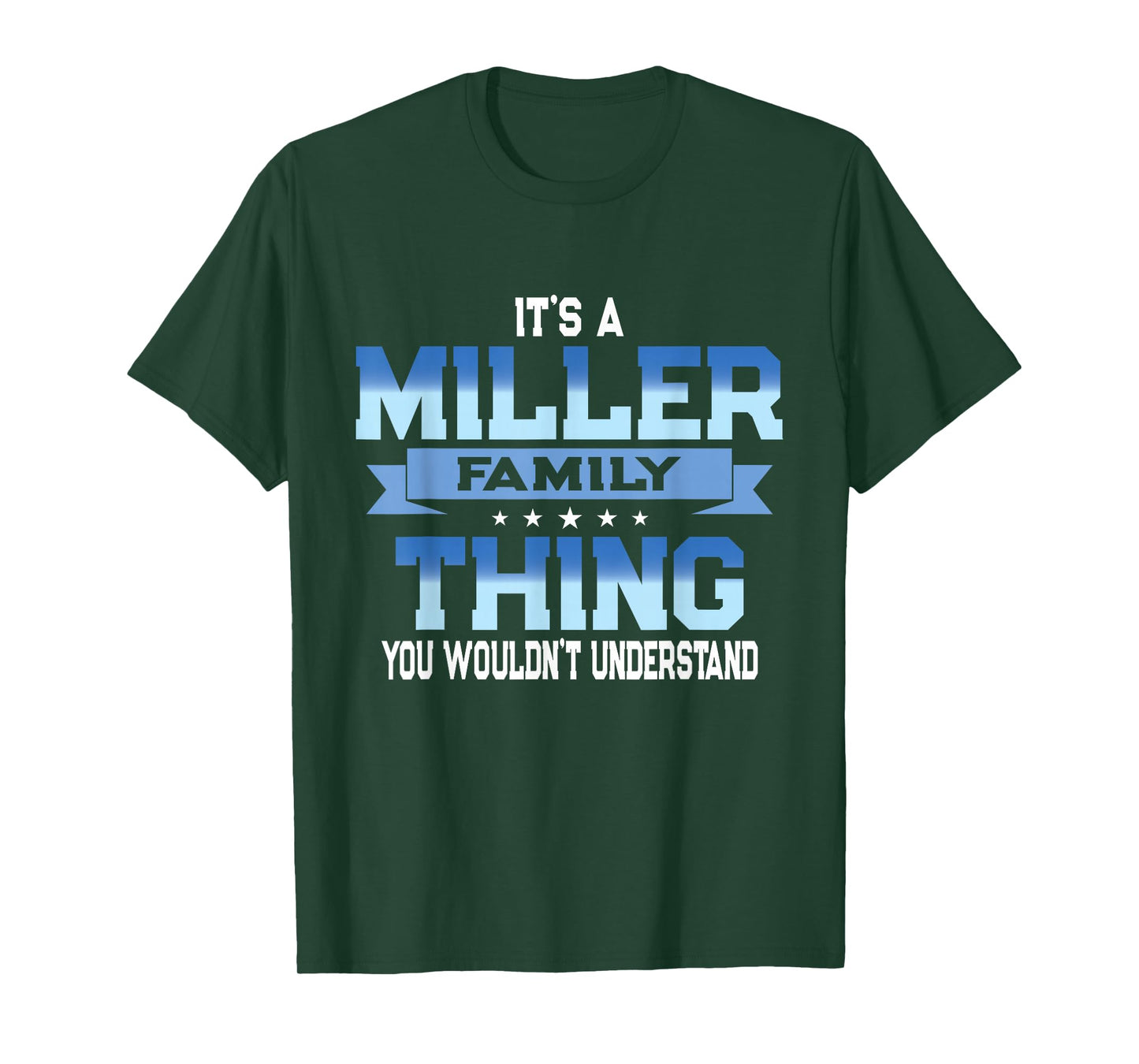 Funny Miller Family Reunion Tee Matching Vacation T-Shirt