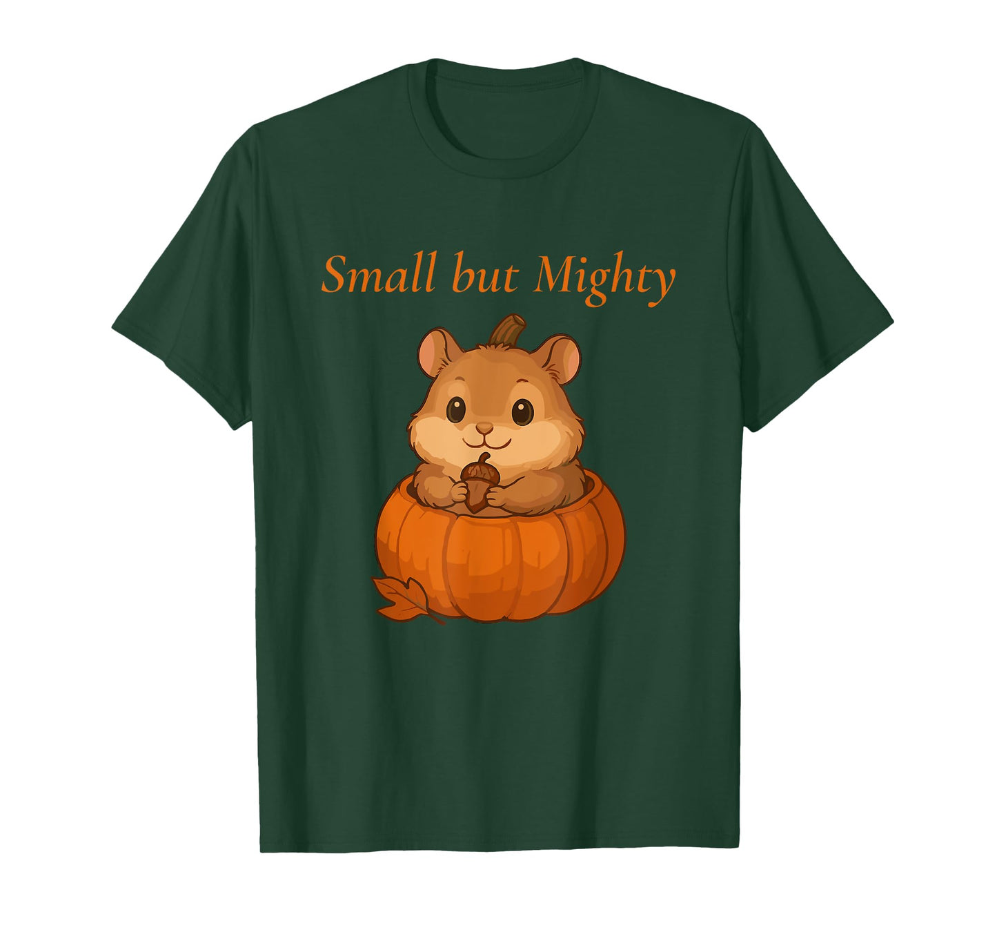 Cute Hamster in Pumpkin – Fall Halloween Design T-Shirt
