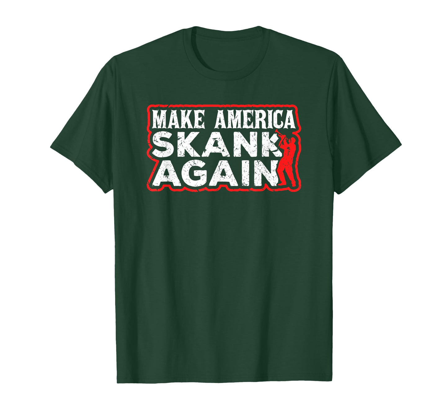 Make America Skank Again Cool Horn Brass Ska Music T-Shirt