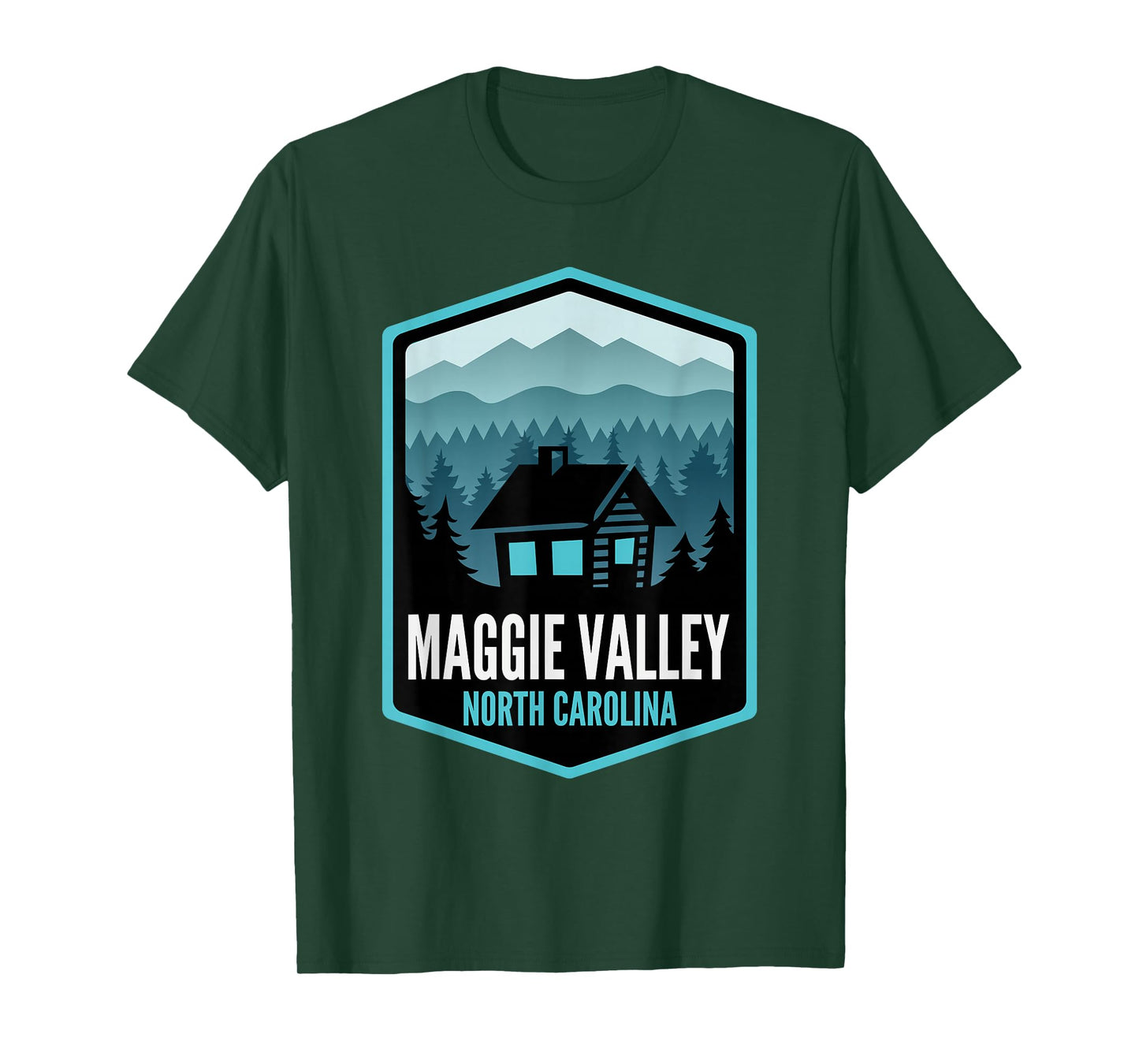 Maggie Valley North Carolina Cabin T-Shirt