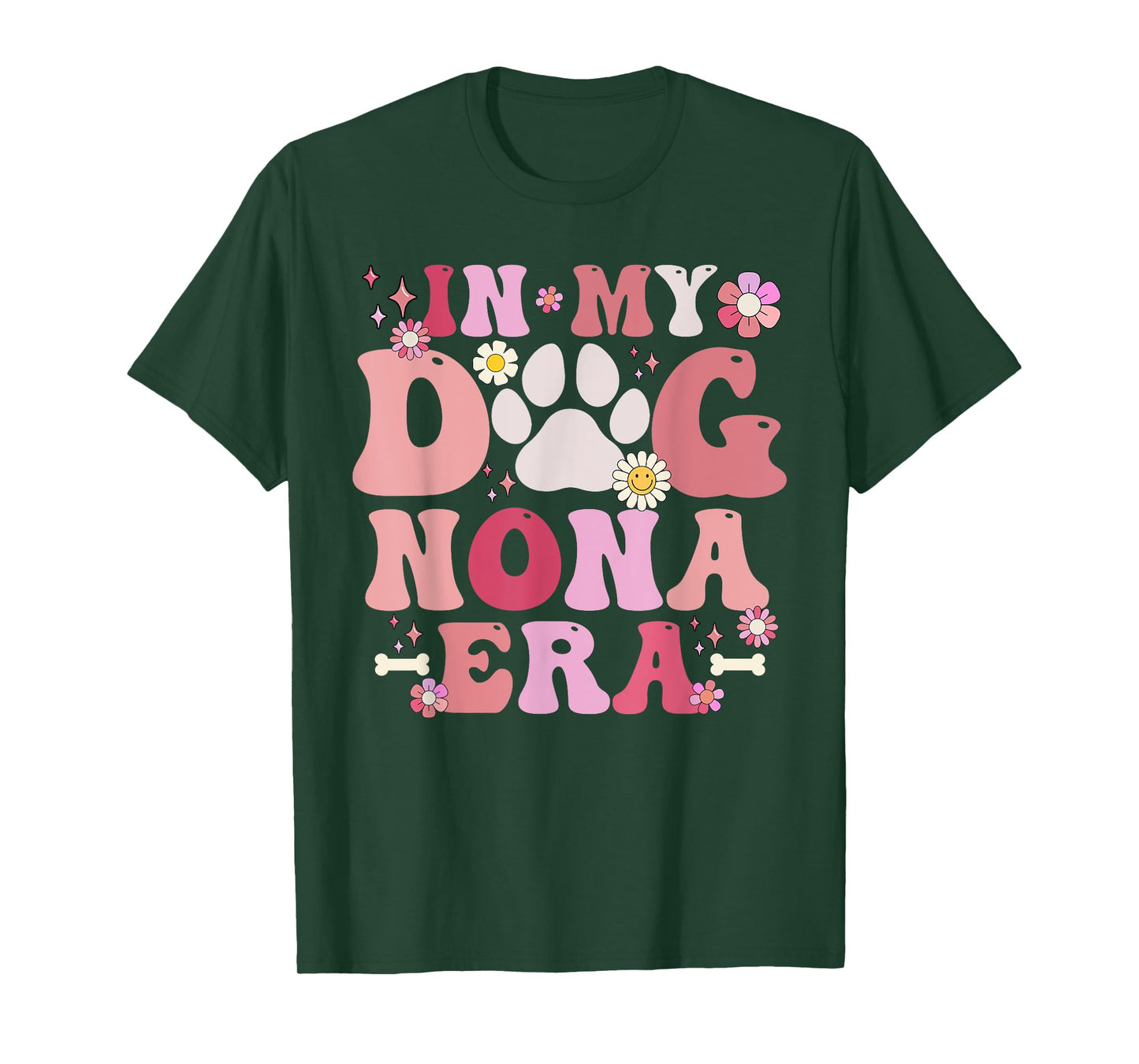 In My Dog Nona Era Funny Dog Grandma T-Shirt